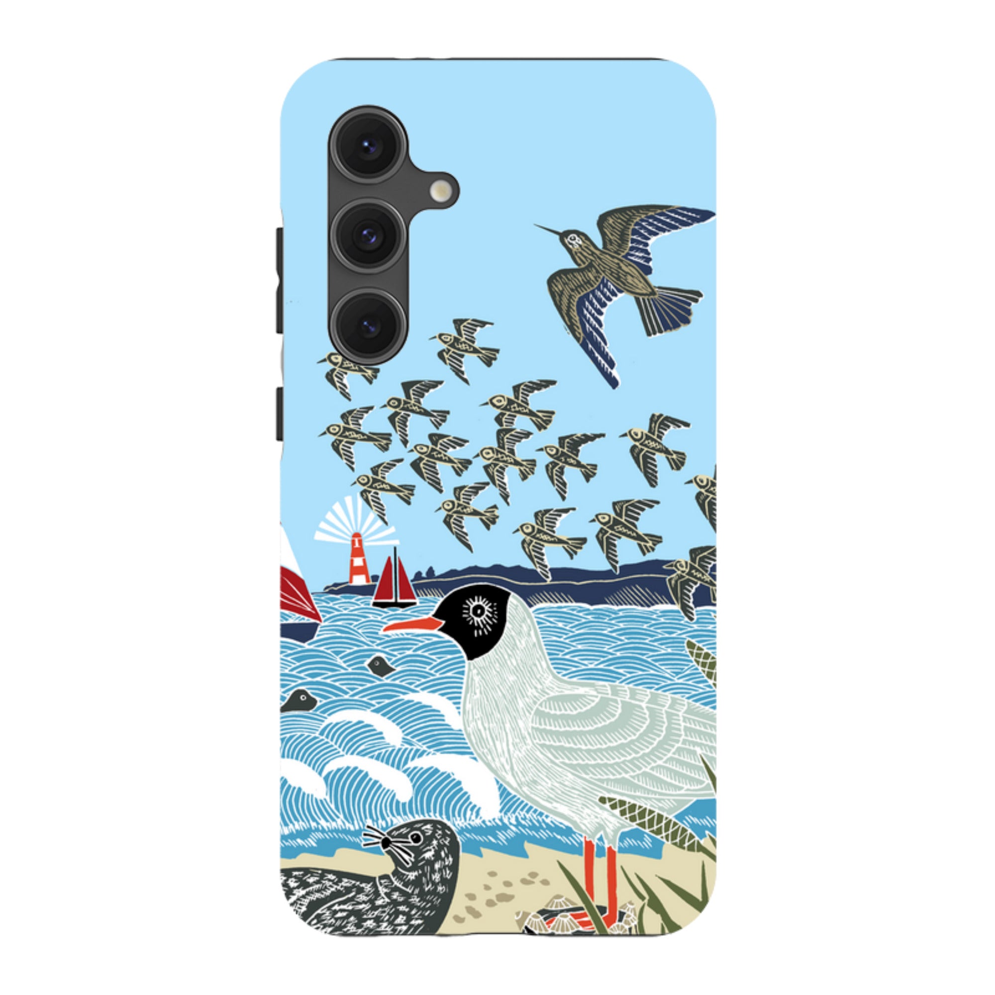 Samsung Tough  Case - Seagulls And Seals By Kate heiss
