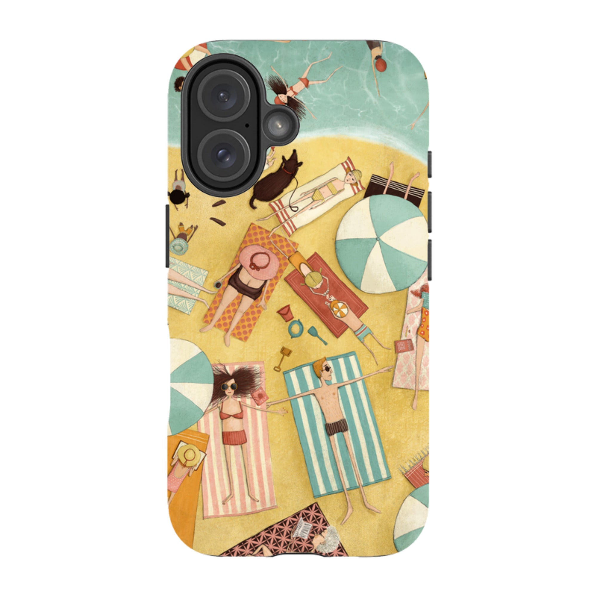 iPhone Tough Case - Beach Day By Maja Lindberg