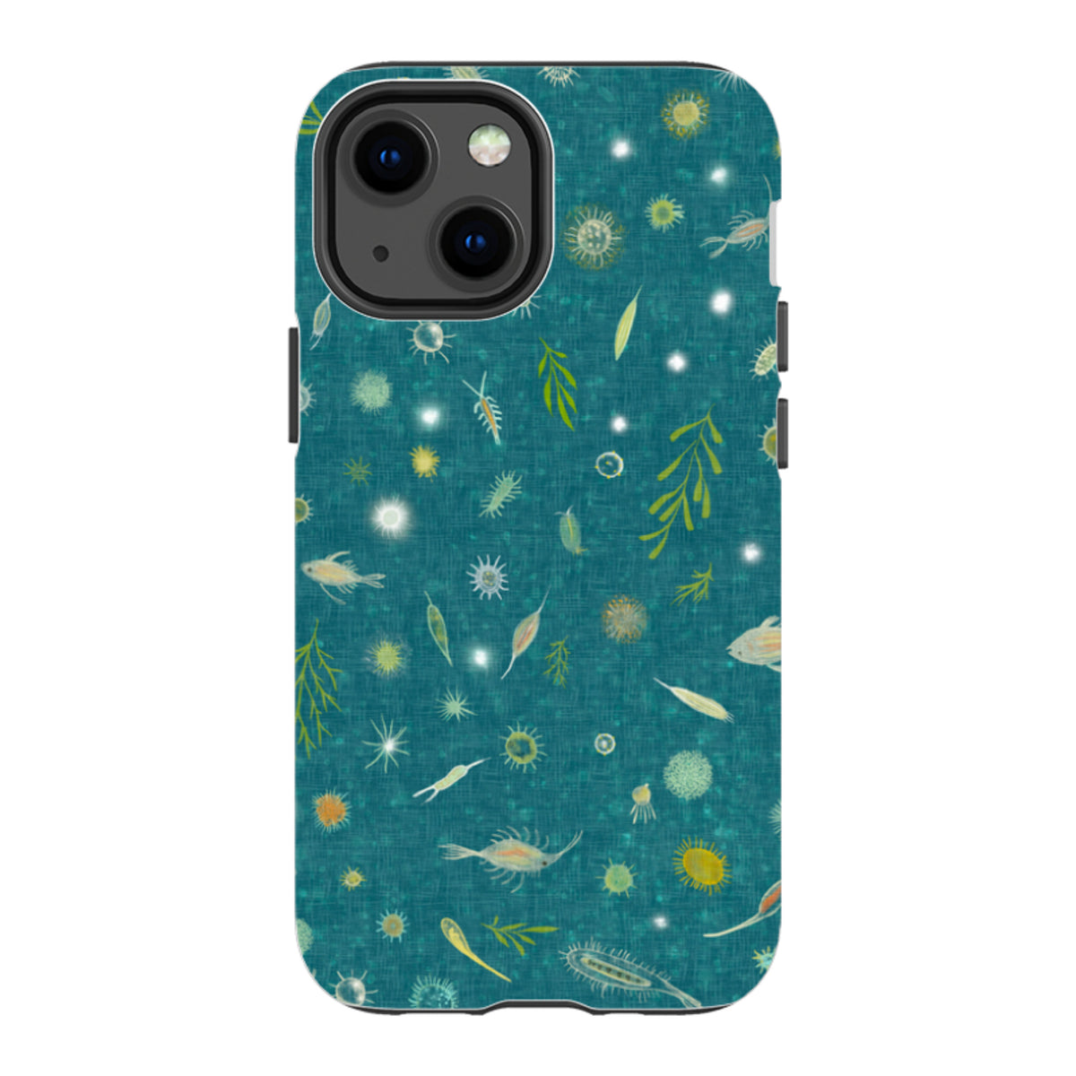iPhone Tough Case - Plankton Light - Steel Blue By Katherine Quinn
