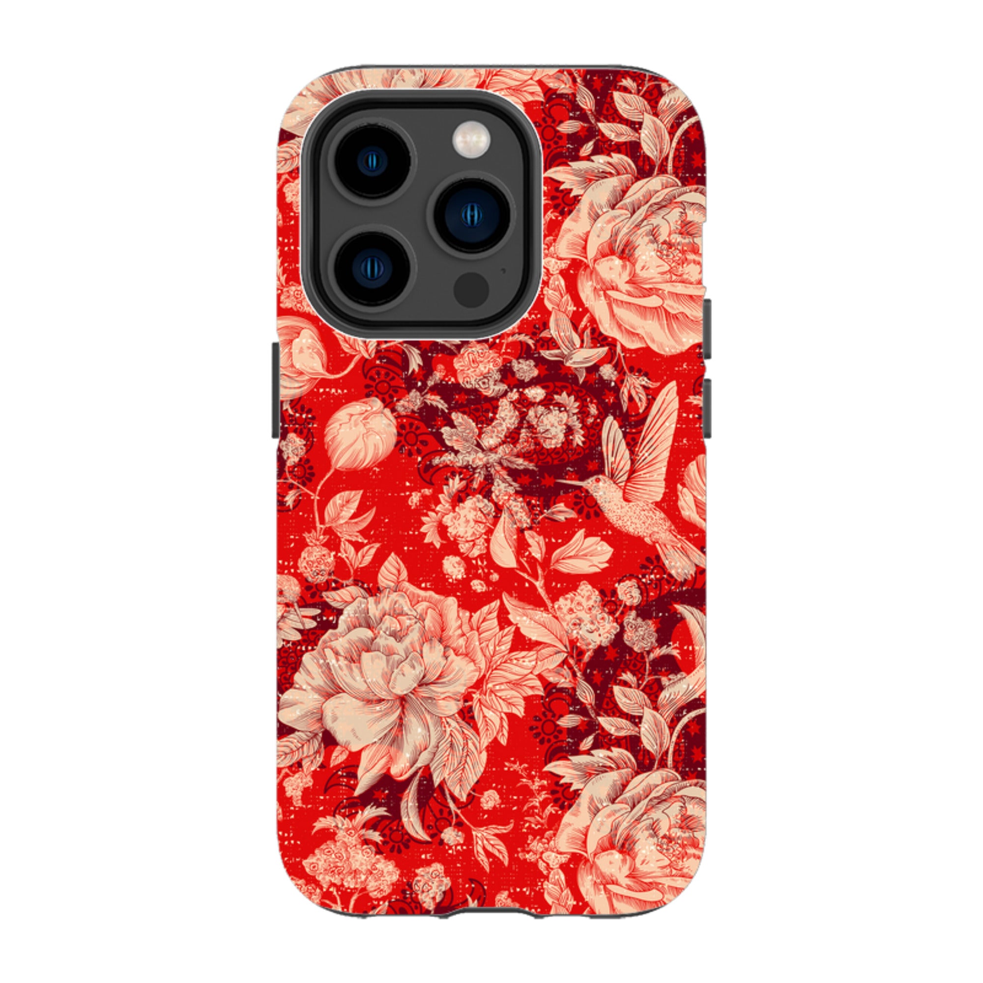 iPhone Tough Case - Red Peonies