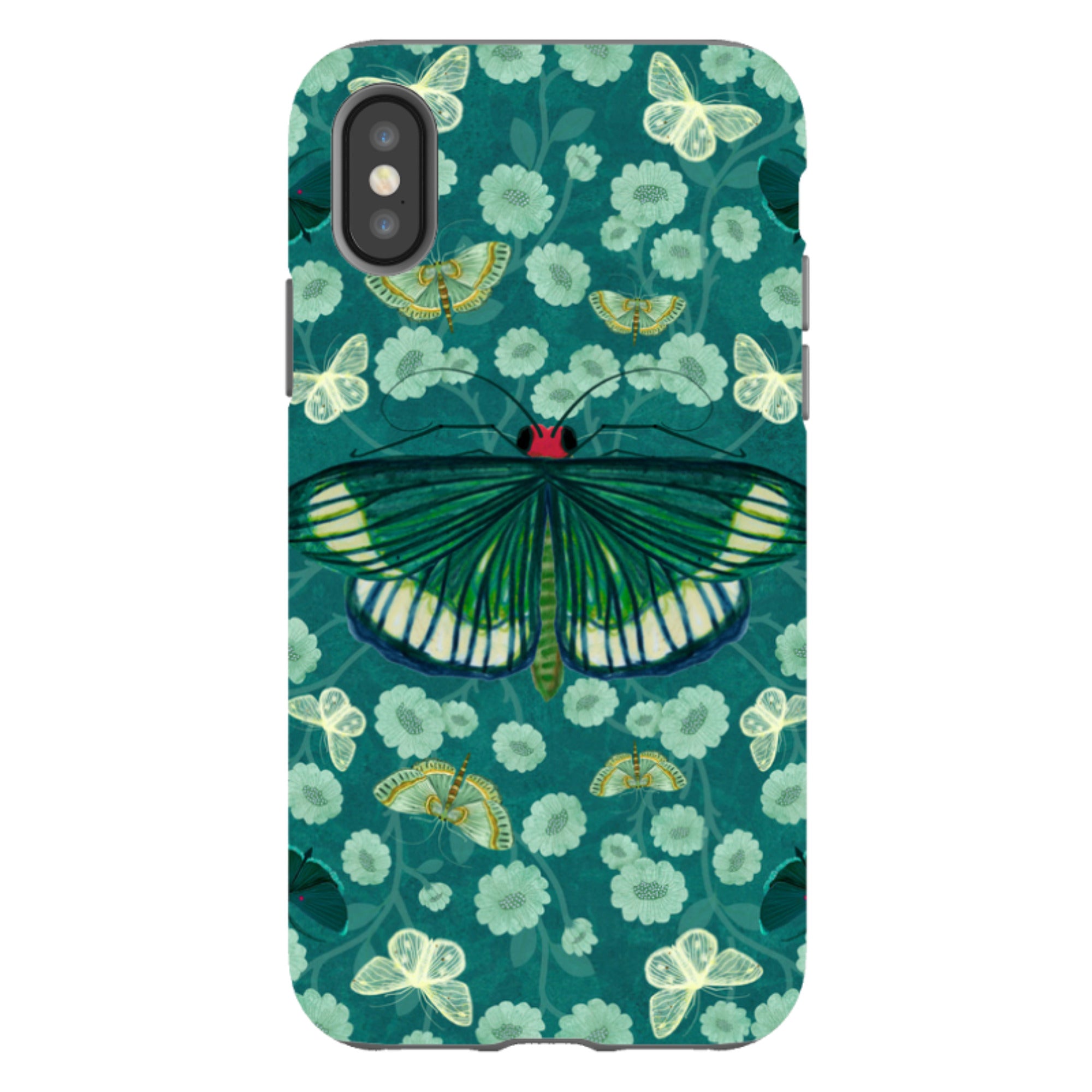 iPhone Tough Case - Big Moth 2 By Katherine Quinn