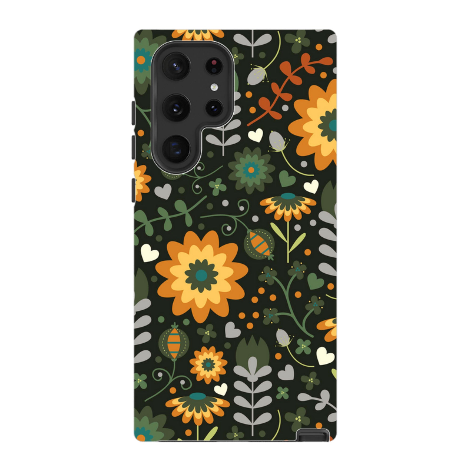 Samsung Tough Case - Dark Floral By Suzy Taylor