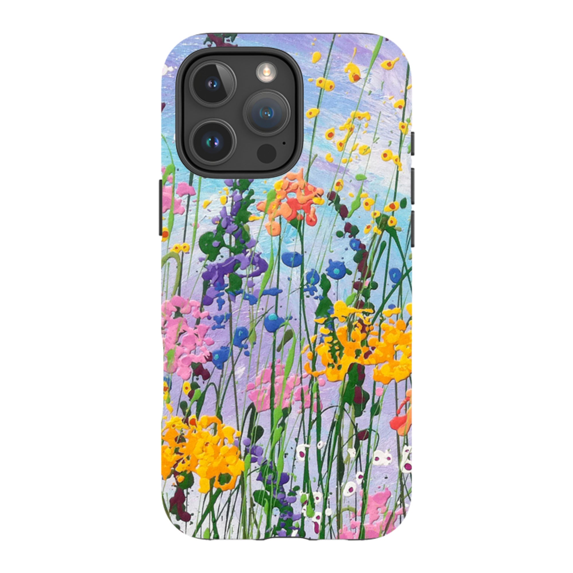 iPhone Tough Case - Wildflowers At Play By Linda Calvert Jacobson