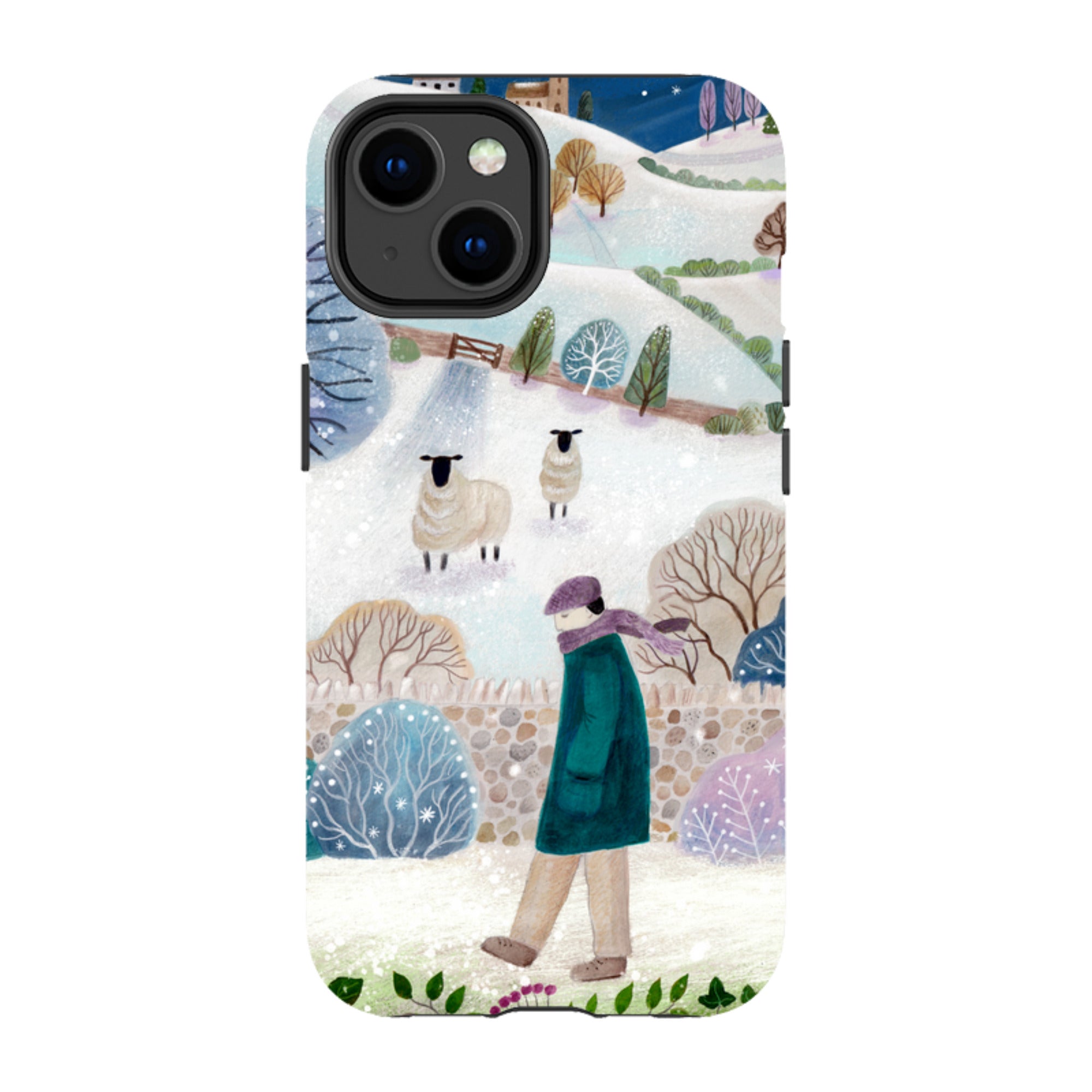 iPhone MagSafe Tough Case -  Across Snowy Fields By Bex Parkin
