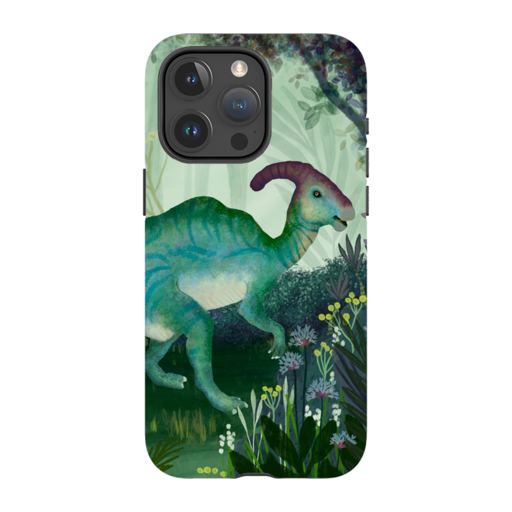iPhone Tough Case - Dino Park III By Katherine Quinn