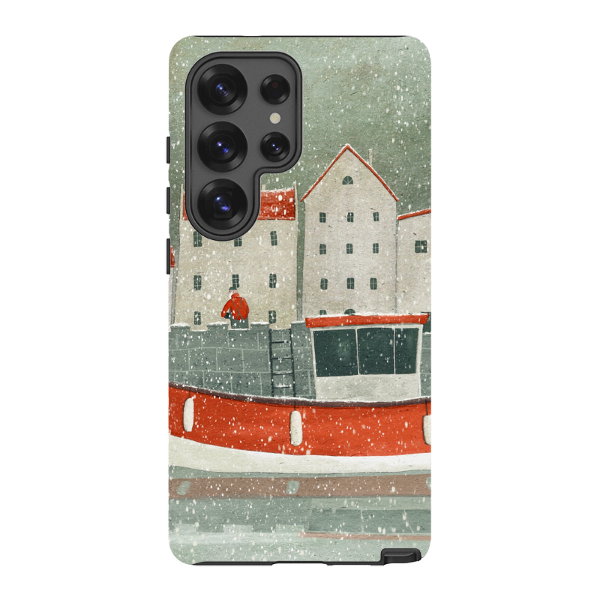Samsung Tough Case - Christmas Harbour By Maja Lindberg