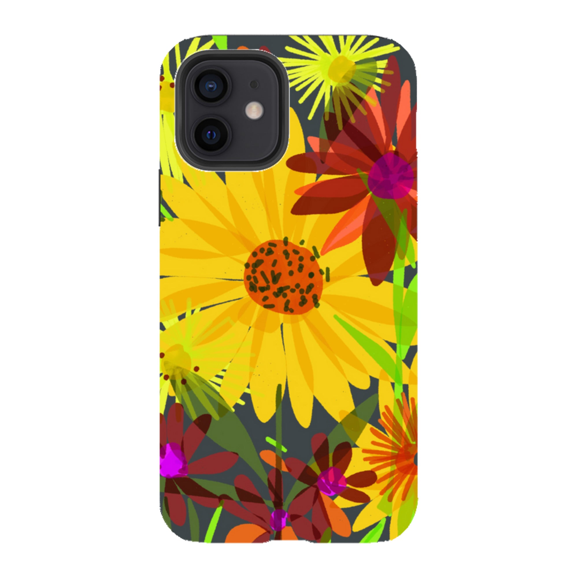 iPhone Tough Case - Sunflowers By Sarah Campbell
