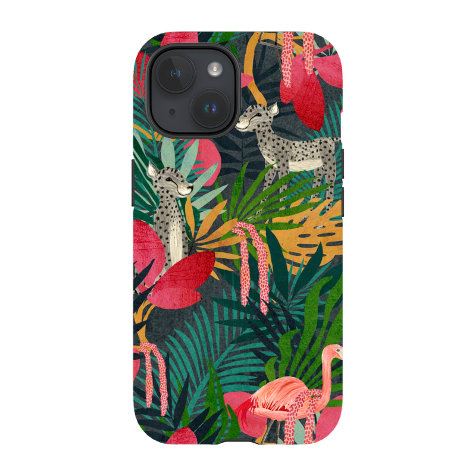 iPhone Tough Case - Lush Jungle By Katherine Quinn