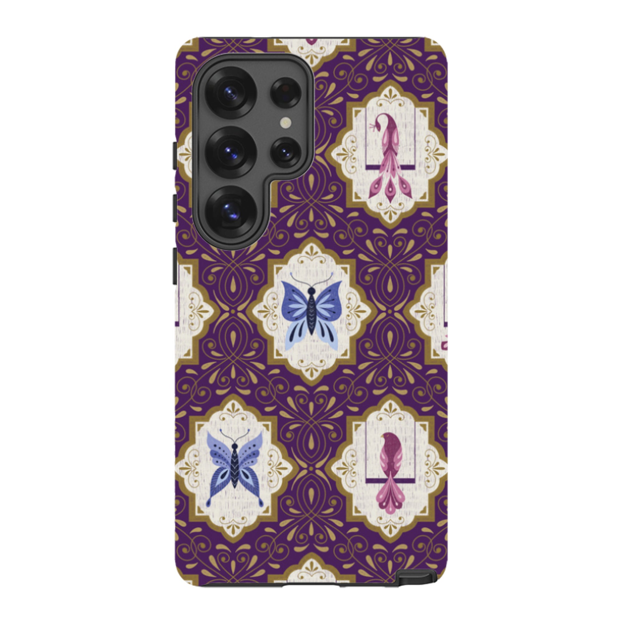 Samsung Tough Case - Wingframes Purple By Jenny Zemanek