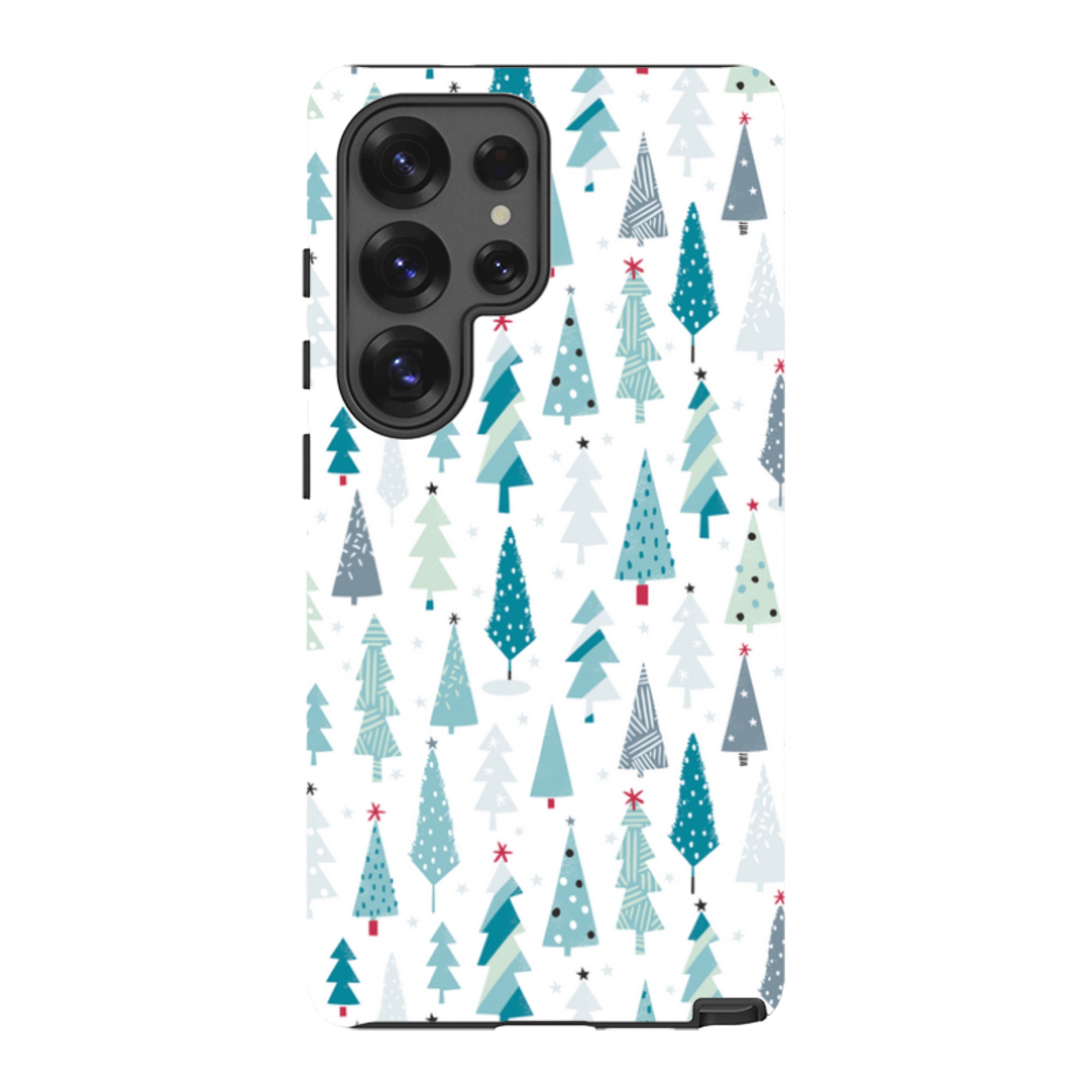 Samsung Tough Case - Little Xmas Trees By Ali Brookes
