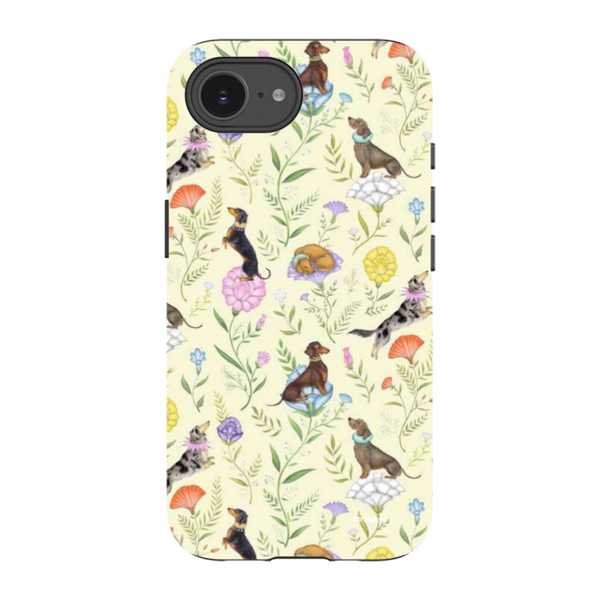 iPhone Tough Case - Doxy Day Afternoon Buttercream By Catherine Rowe