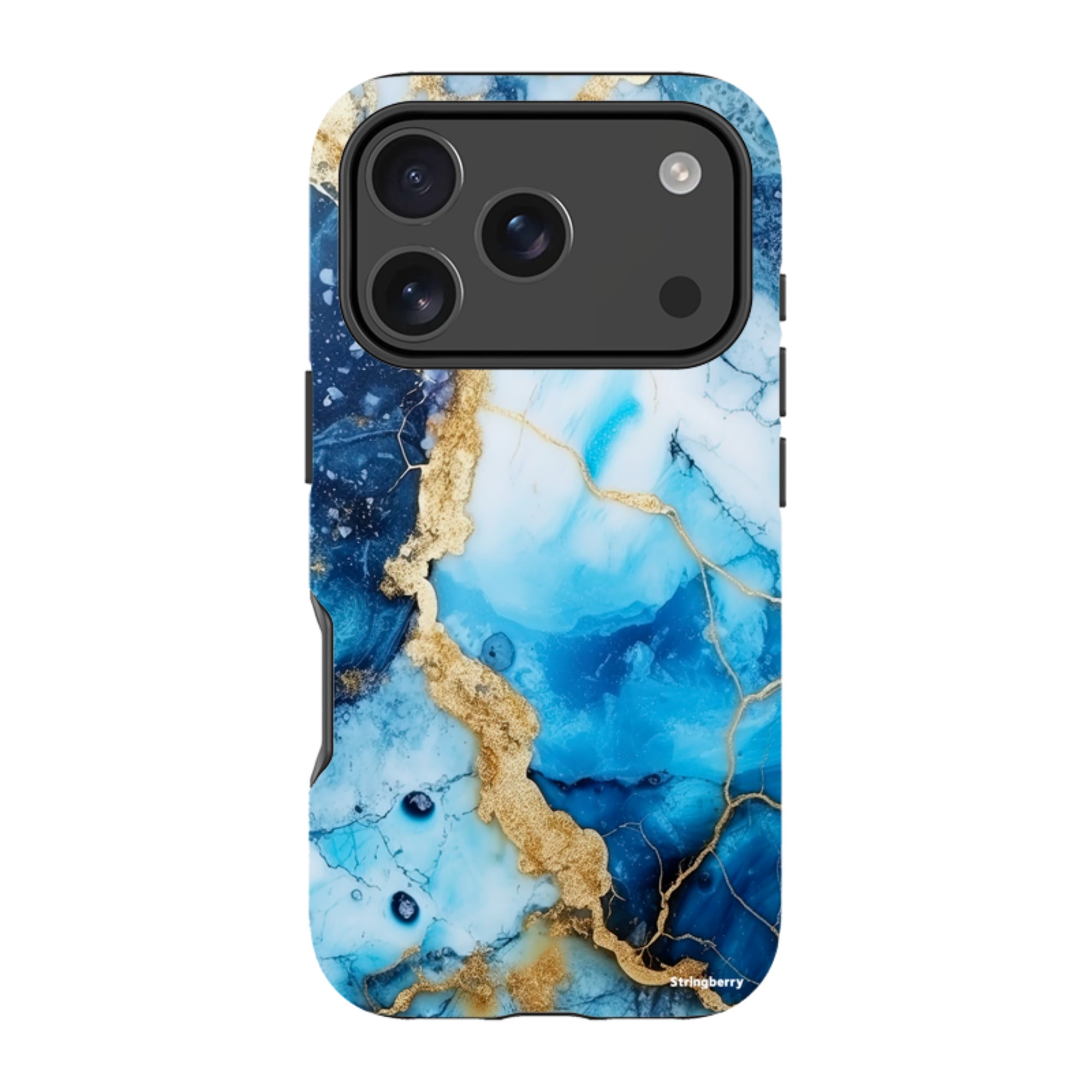 iPhone Tough Case - Blue Marbs