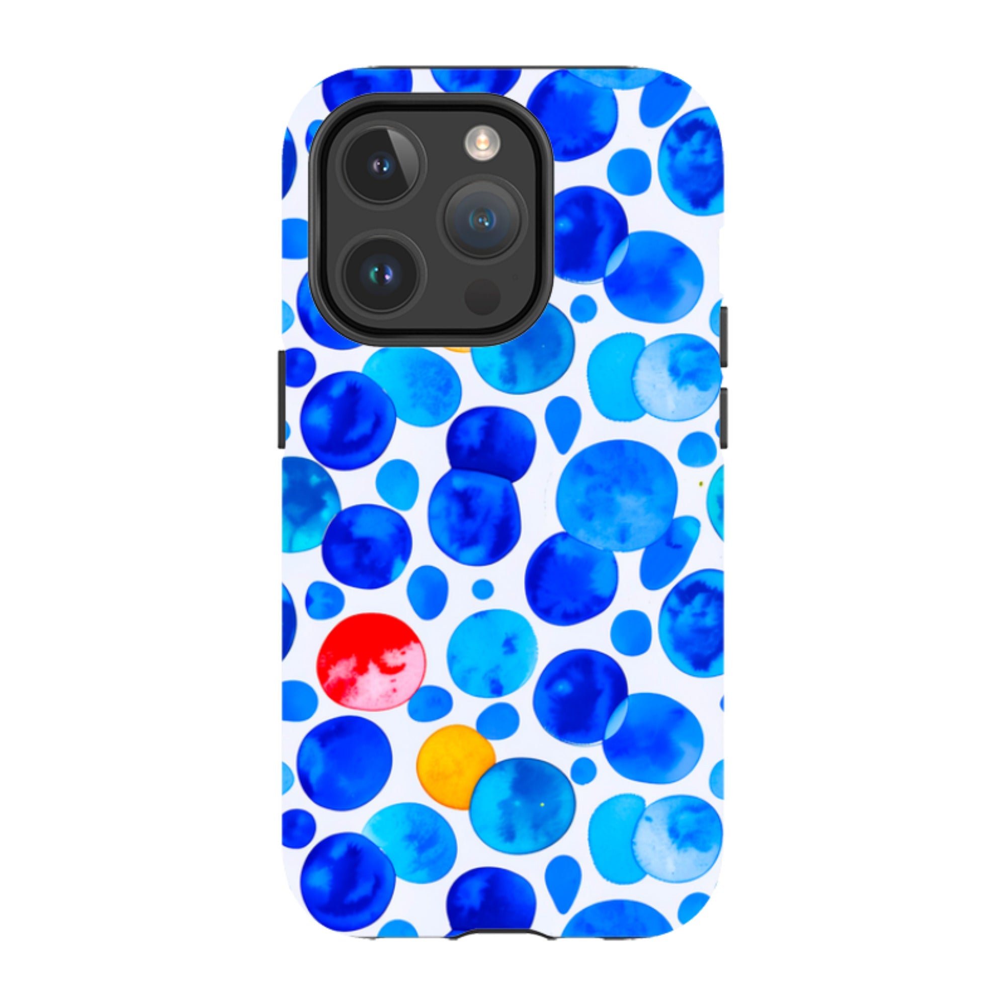 iPhone MagSafe Tough Case - Blue Moon Polka