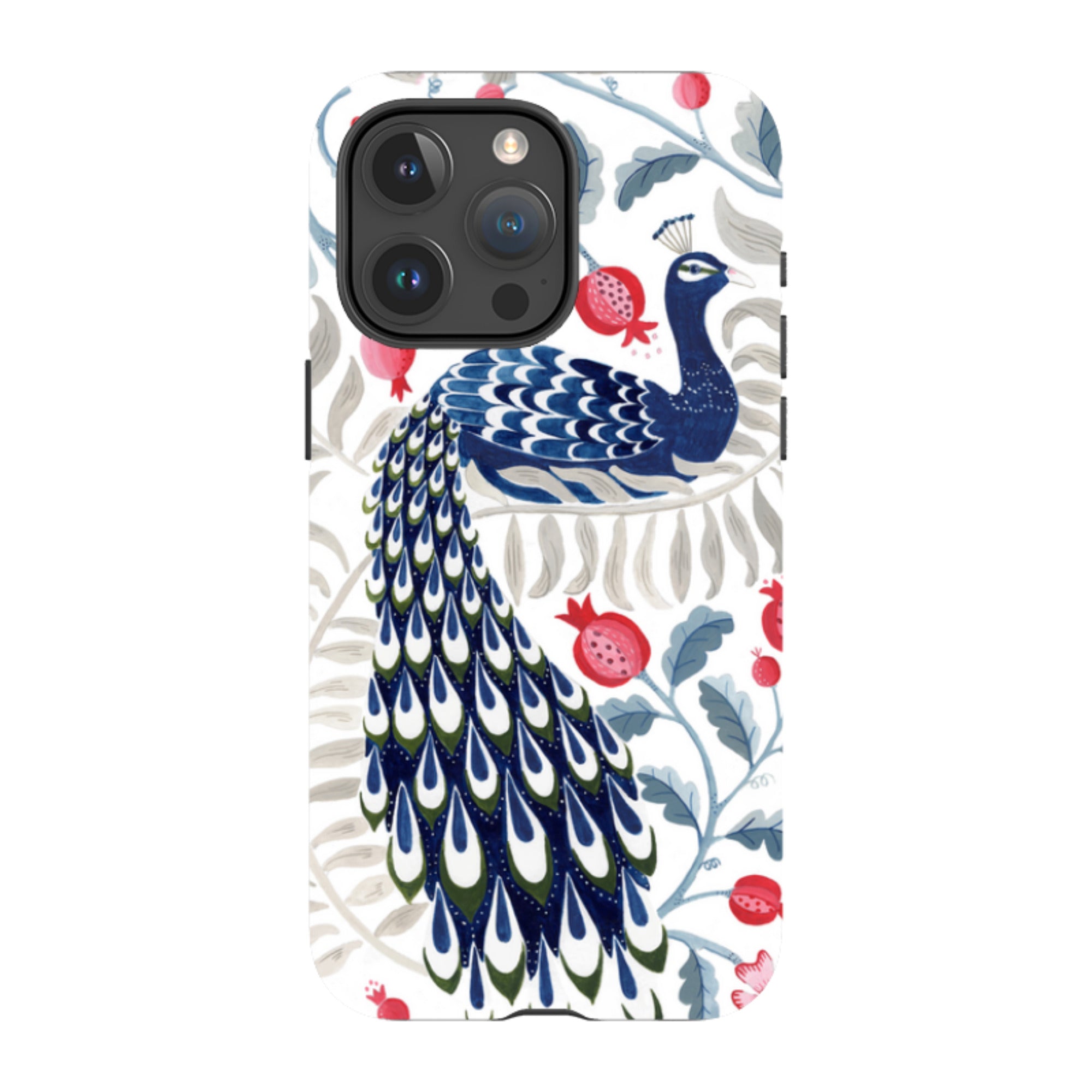 iPhone Tough Case - Peacock By Bex Parkin