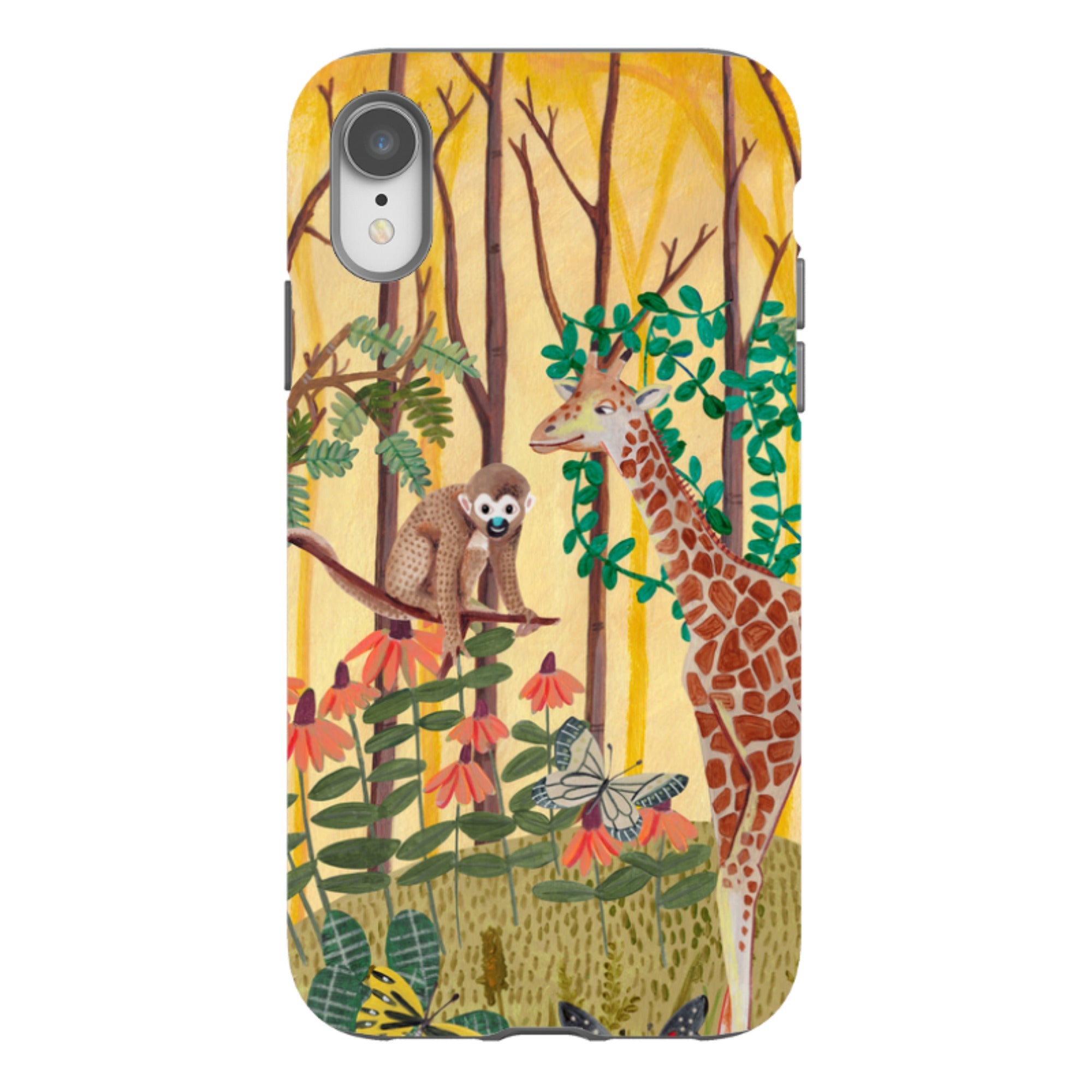 iPhone Tough Case - Giraffe By Caroline Bonne Muller