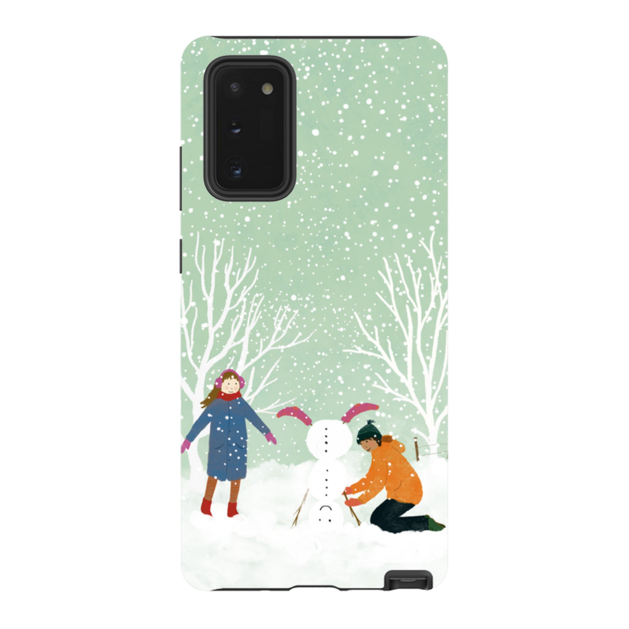 Samsung Tough Case - Snowball Building By Katherine Quinn