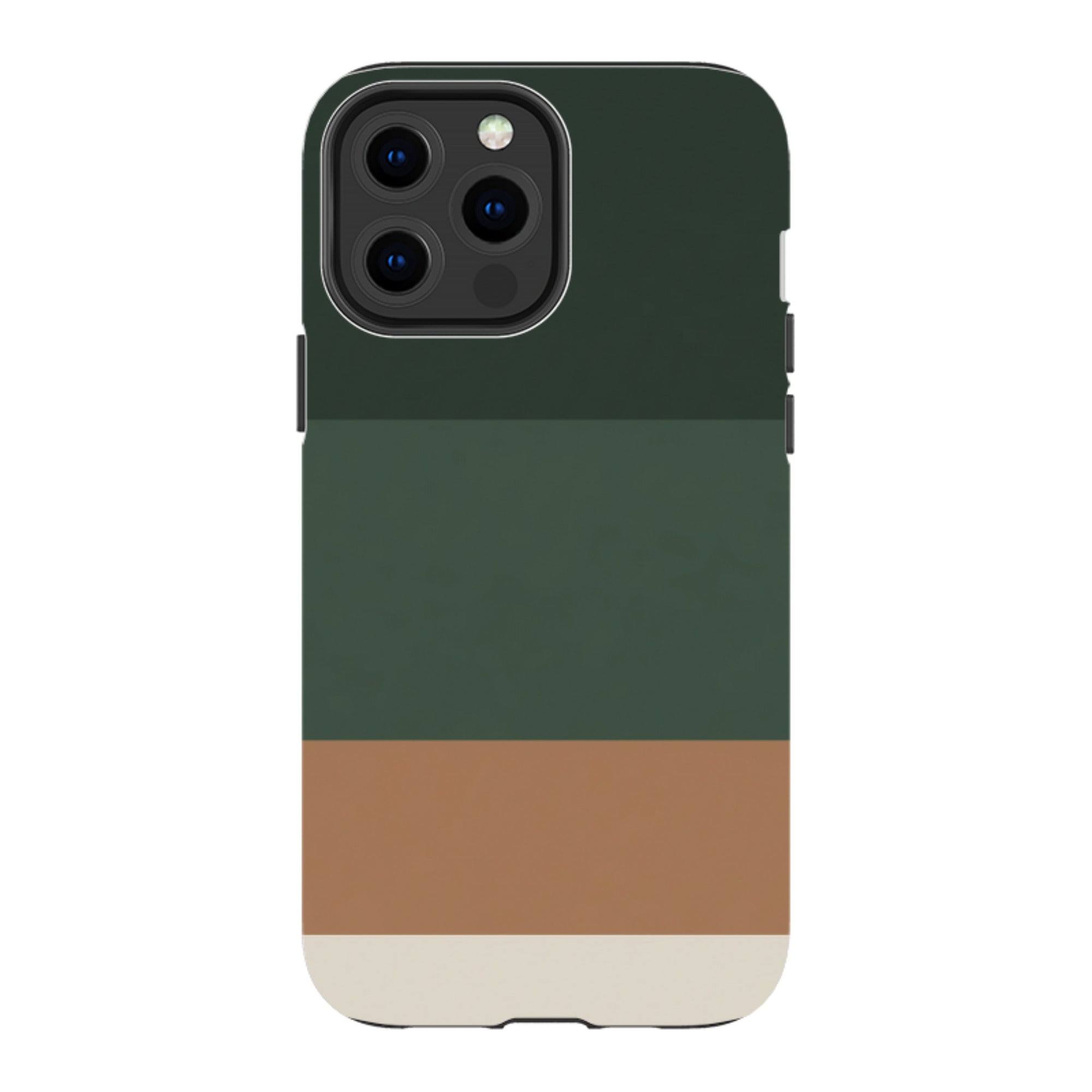 iPhone Tough Case - Terracotta and Green Gradient