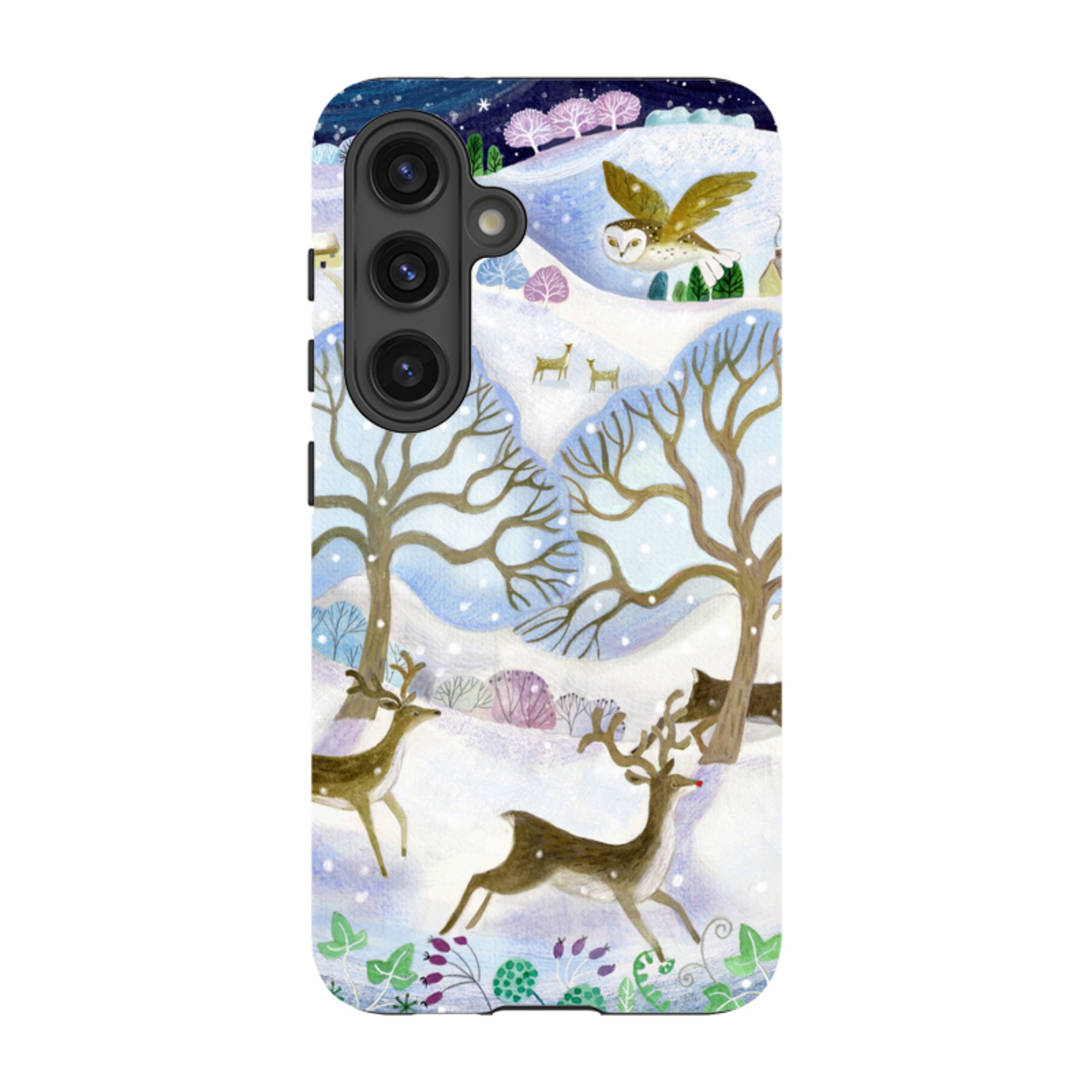Samsung Tough Case - Winter Deer By Bex Parkin
