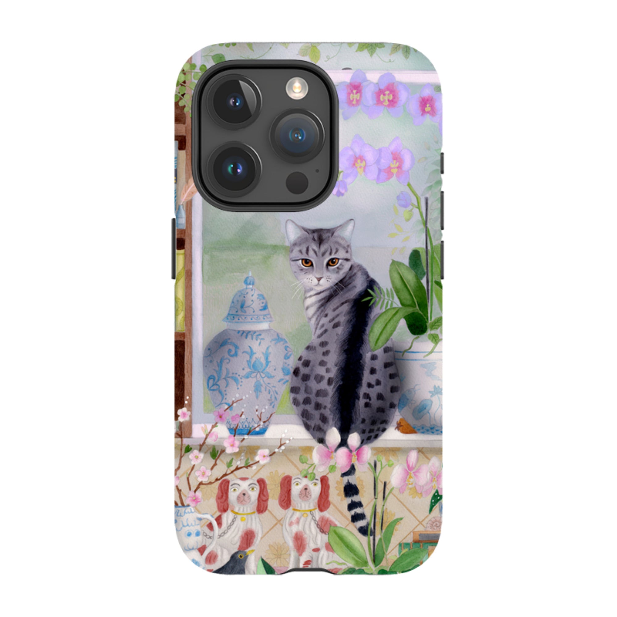 iPhone MagSafe Tough Case - Cat in Window By Bex Parkin