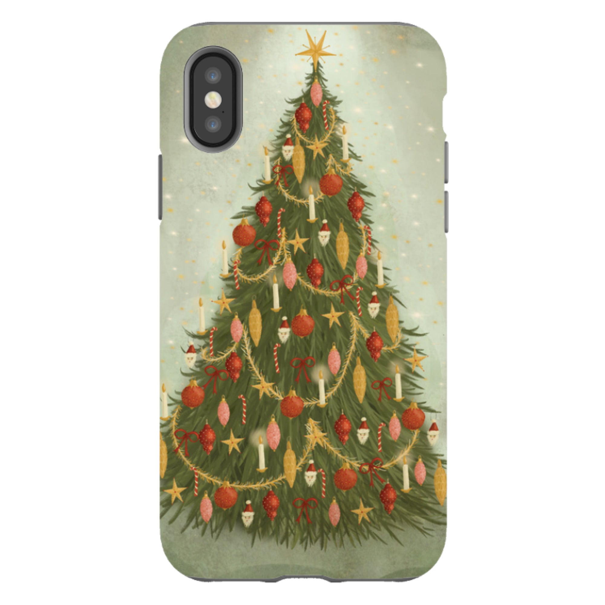 iPhone Tough Case - Christmas Tree By Maja Lindberg
