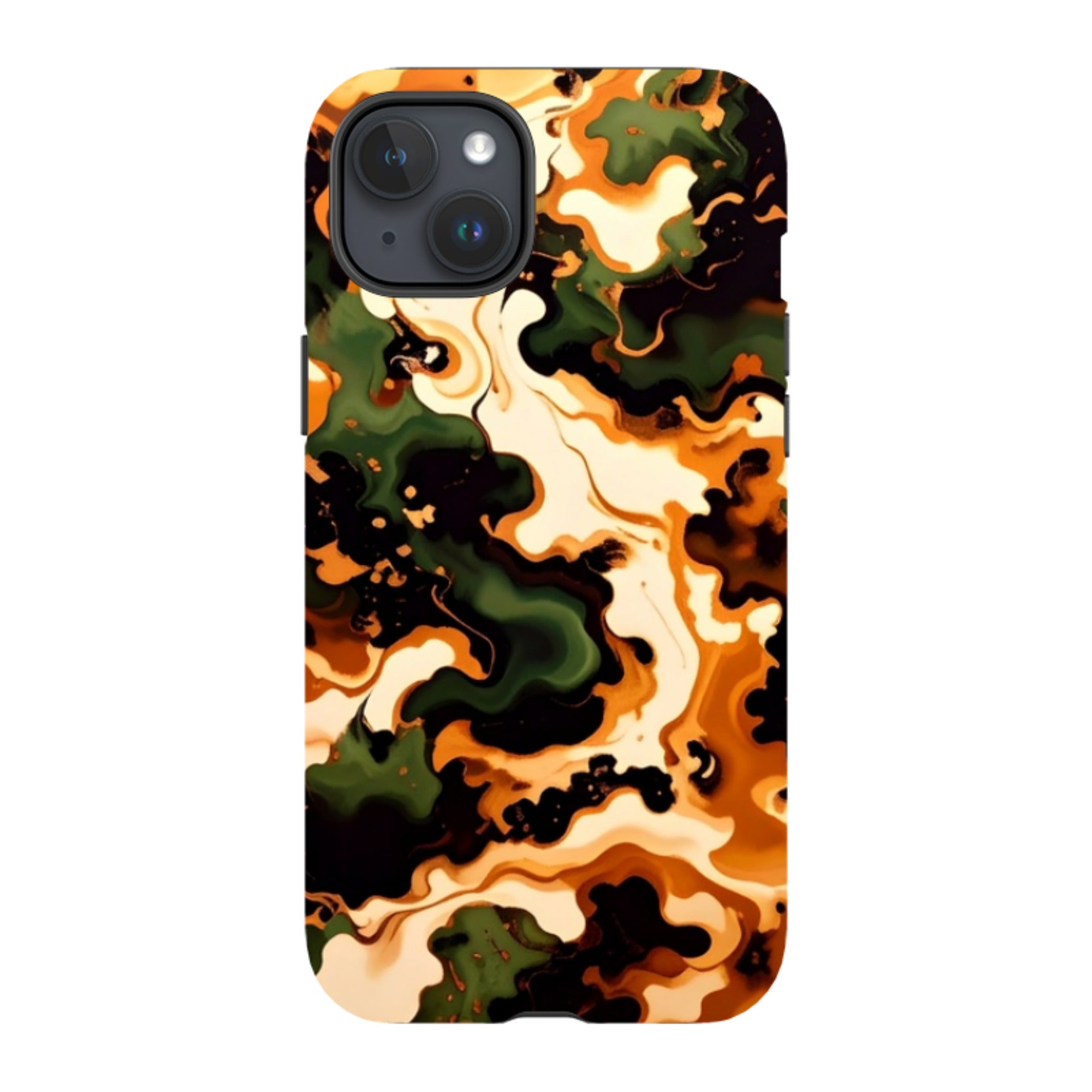 iPhone MagSafe Tough Case - Green Marble