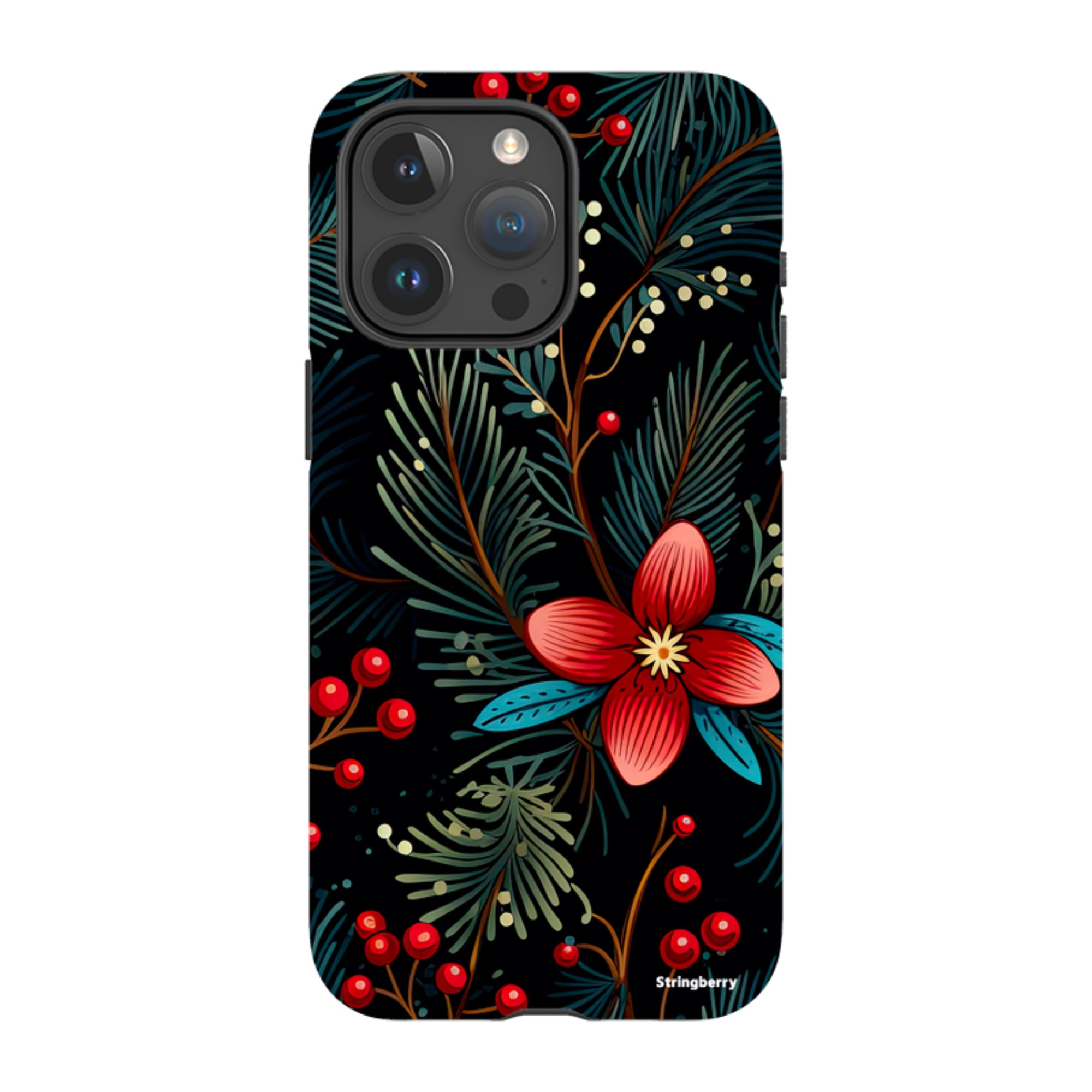 iPhone Tough Case - Red Berries