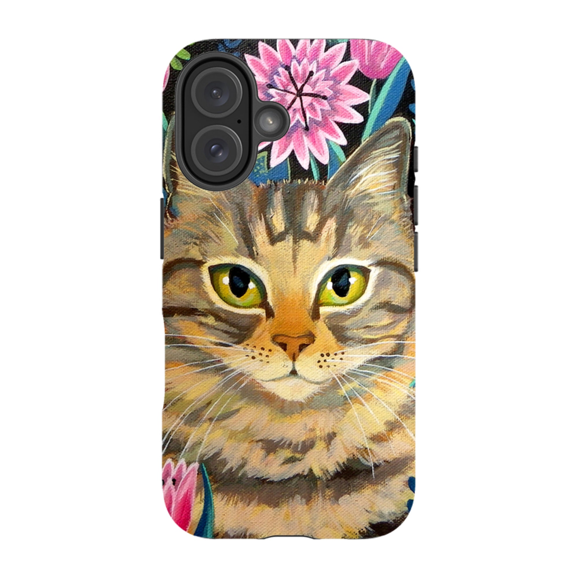iPhone MagSafe Tough Case - Tabby Cat By Mary Stubberfield