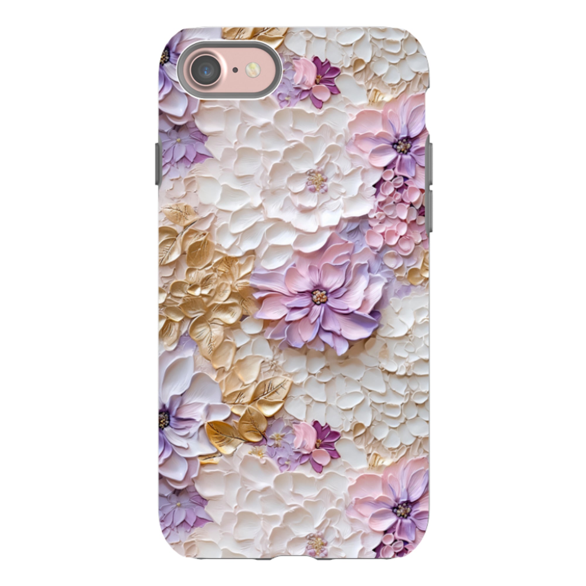 iPhone Tough Case -Gold & Mauve