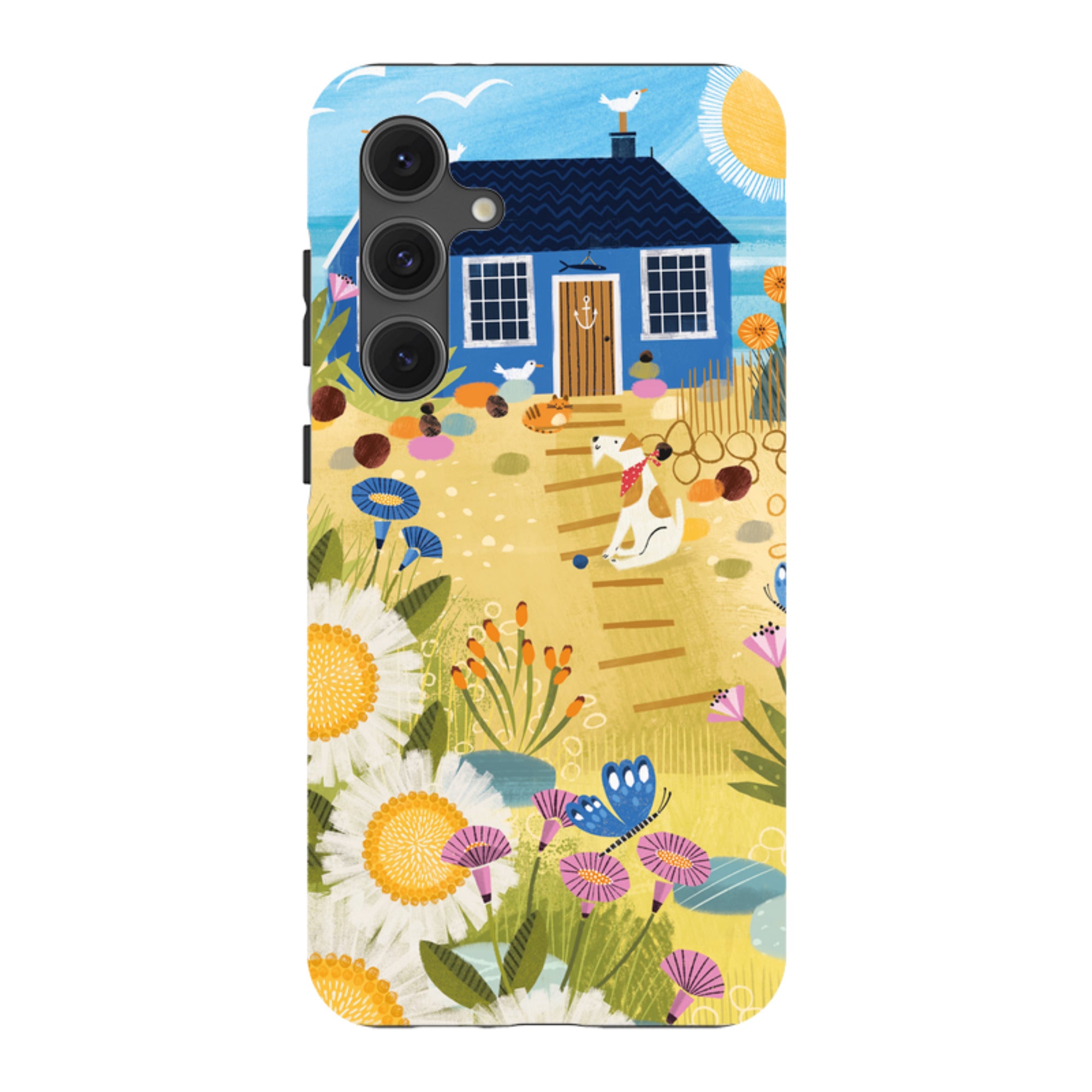 Samsung Tough  Case - Beach House By Ali Brookes