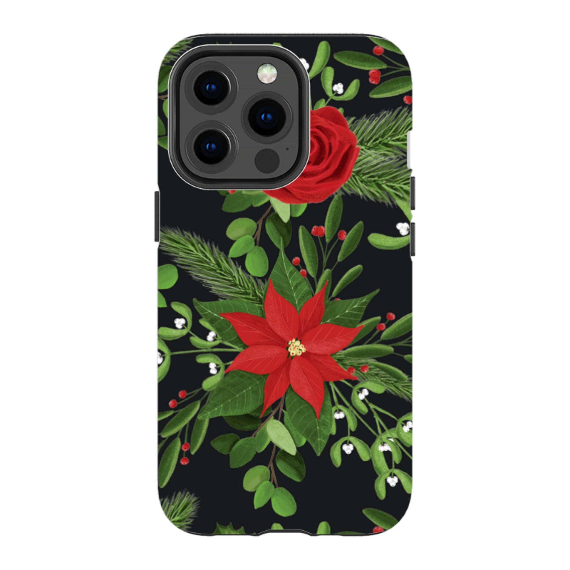 iPhone Tough Case - Black White Plaid By Abby Jacobs