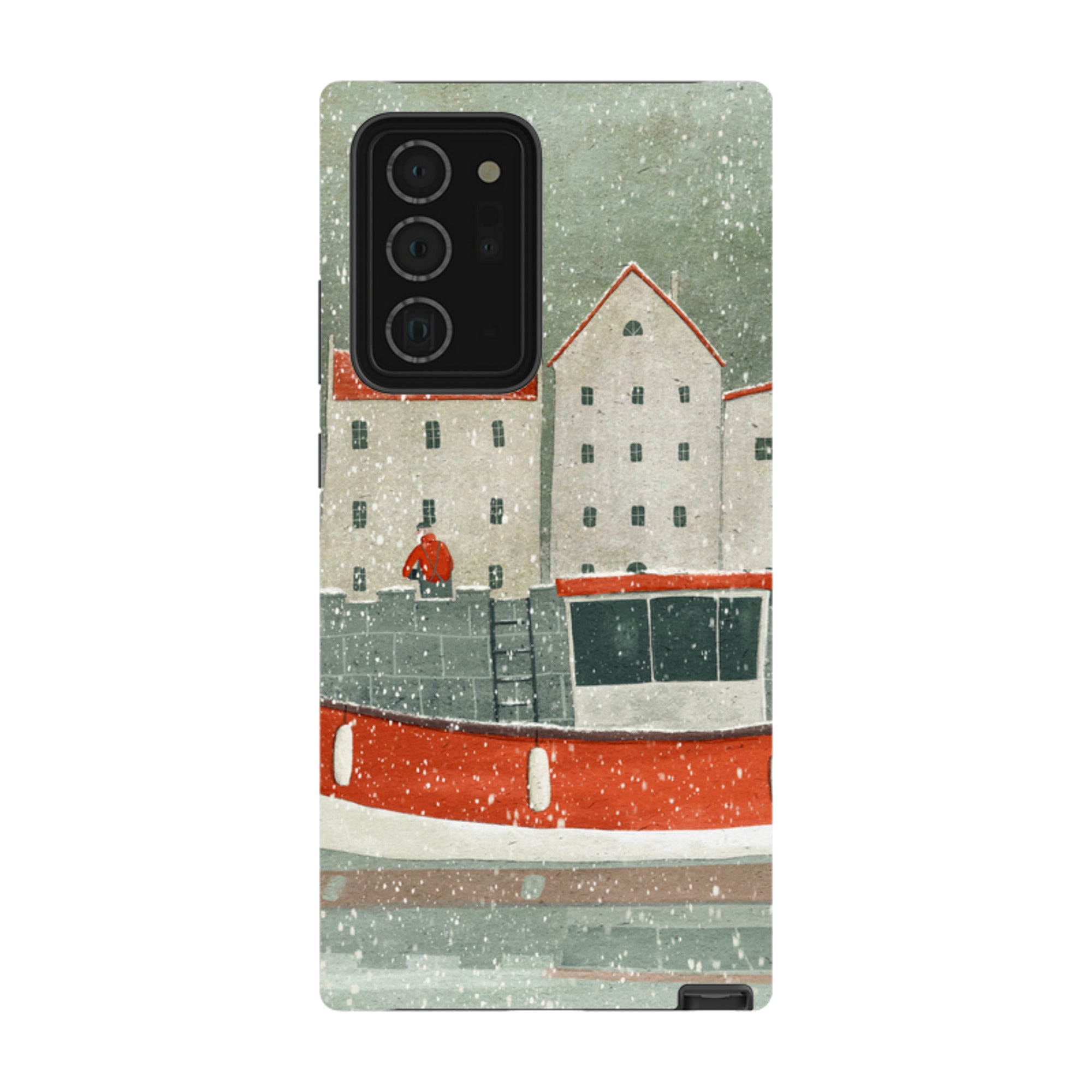 Samsung Tough Case - Christmas Harbour By Maja Lindberg
