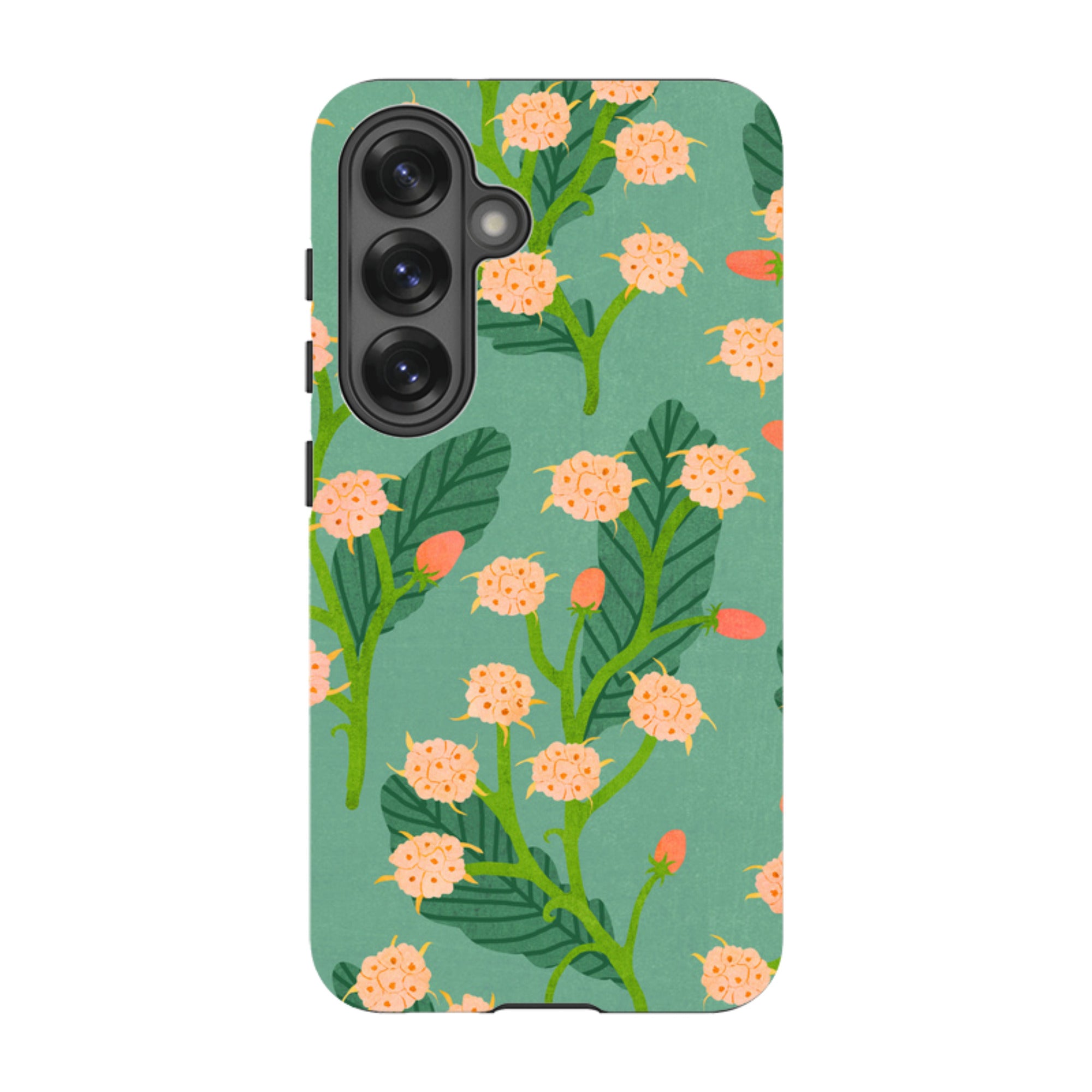 Samsung Tough Case - Summer Seeds Teal By Katherine Quinn