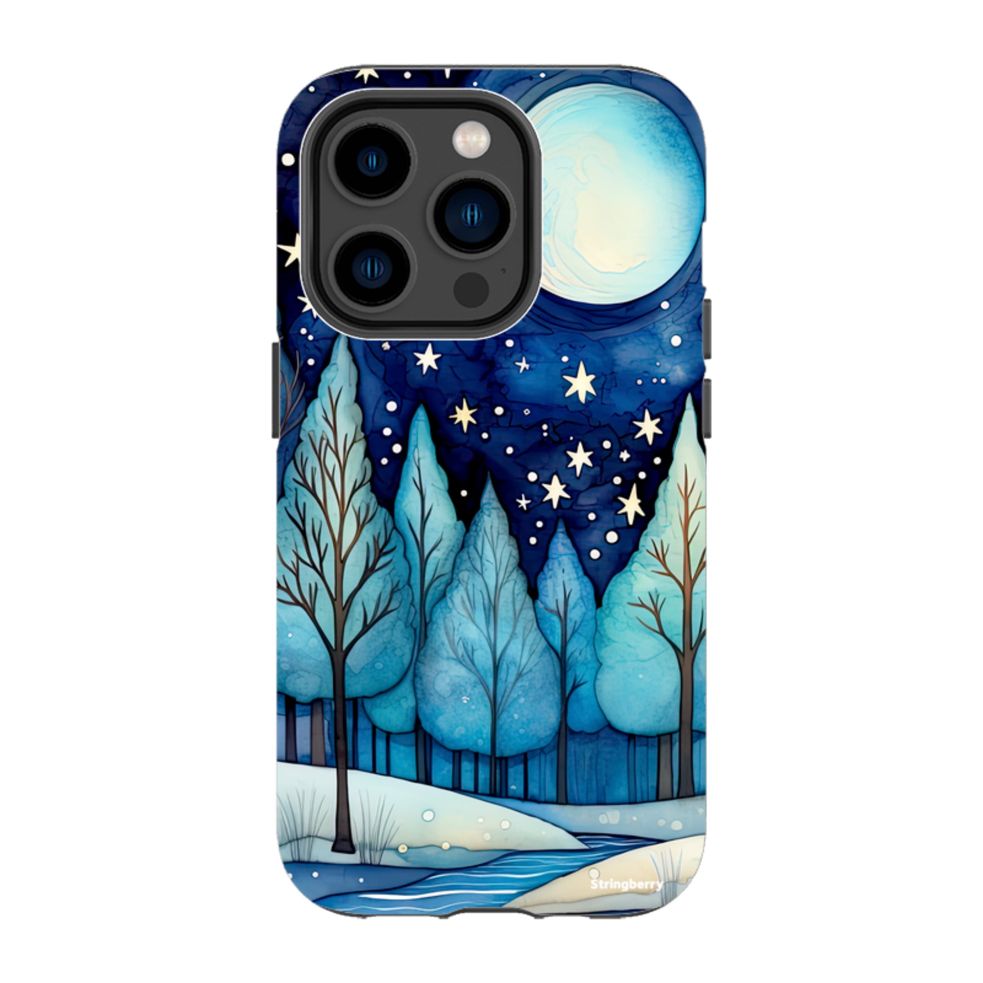 iPhone Tough Case - Blue Ice Canal