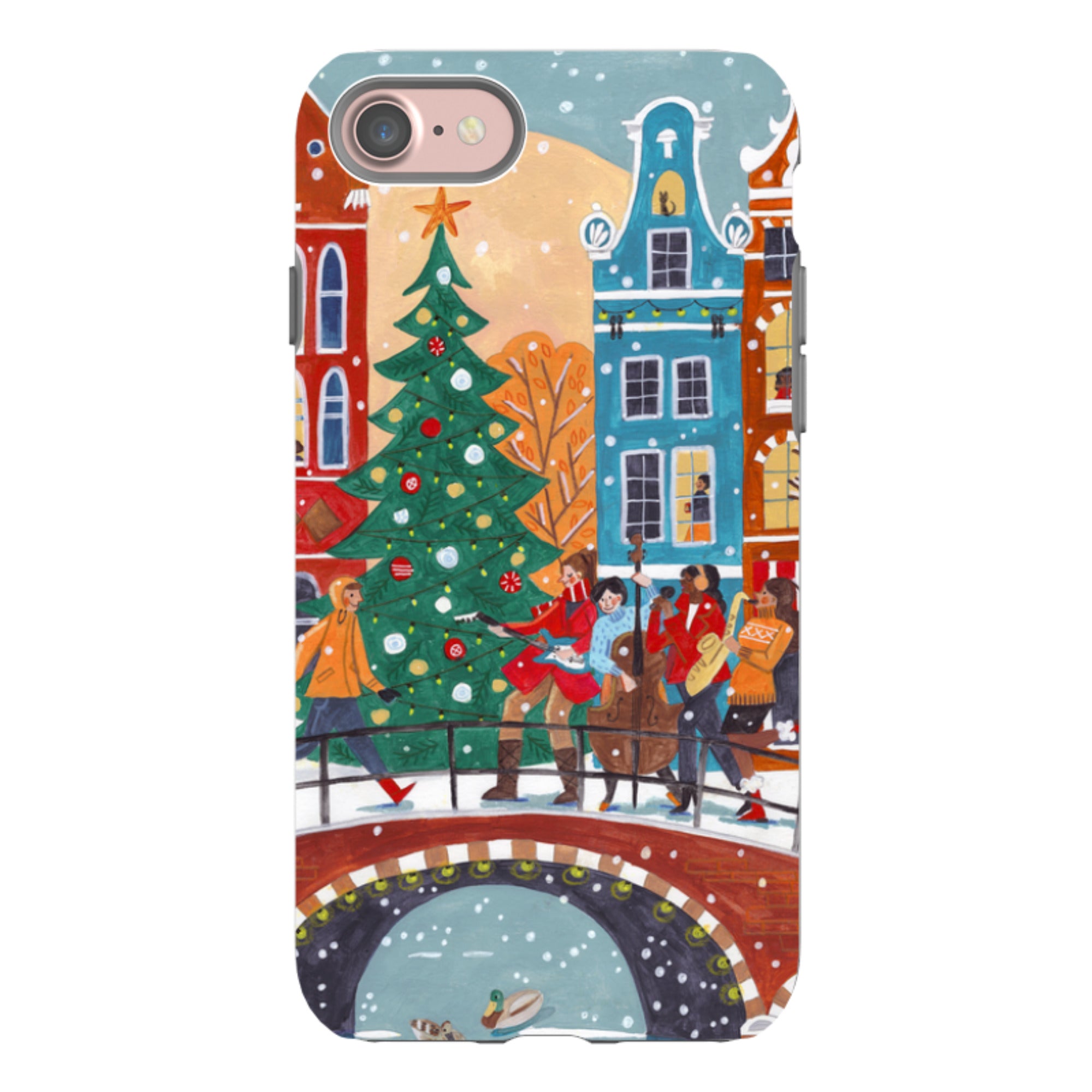 iPhone Tough Case - Christmas Music Amsterdam By Caroline Bonne Muller