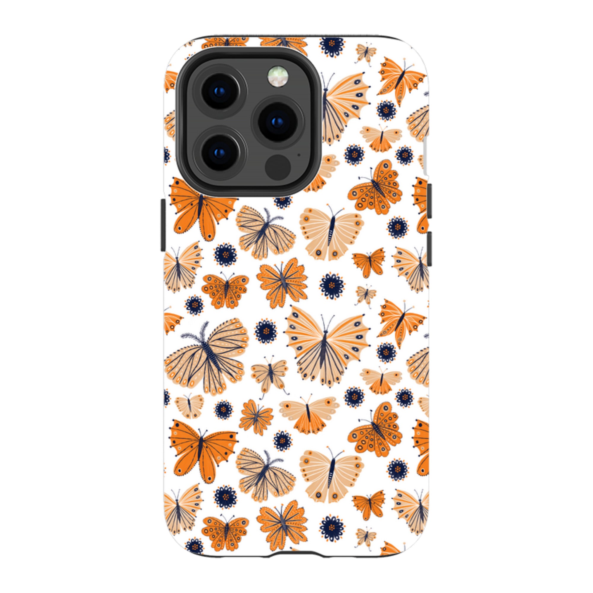 iPhone Tough Case - Butterfly Patterns By Lee Foster Wilson