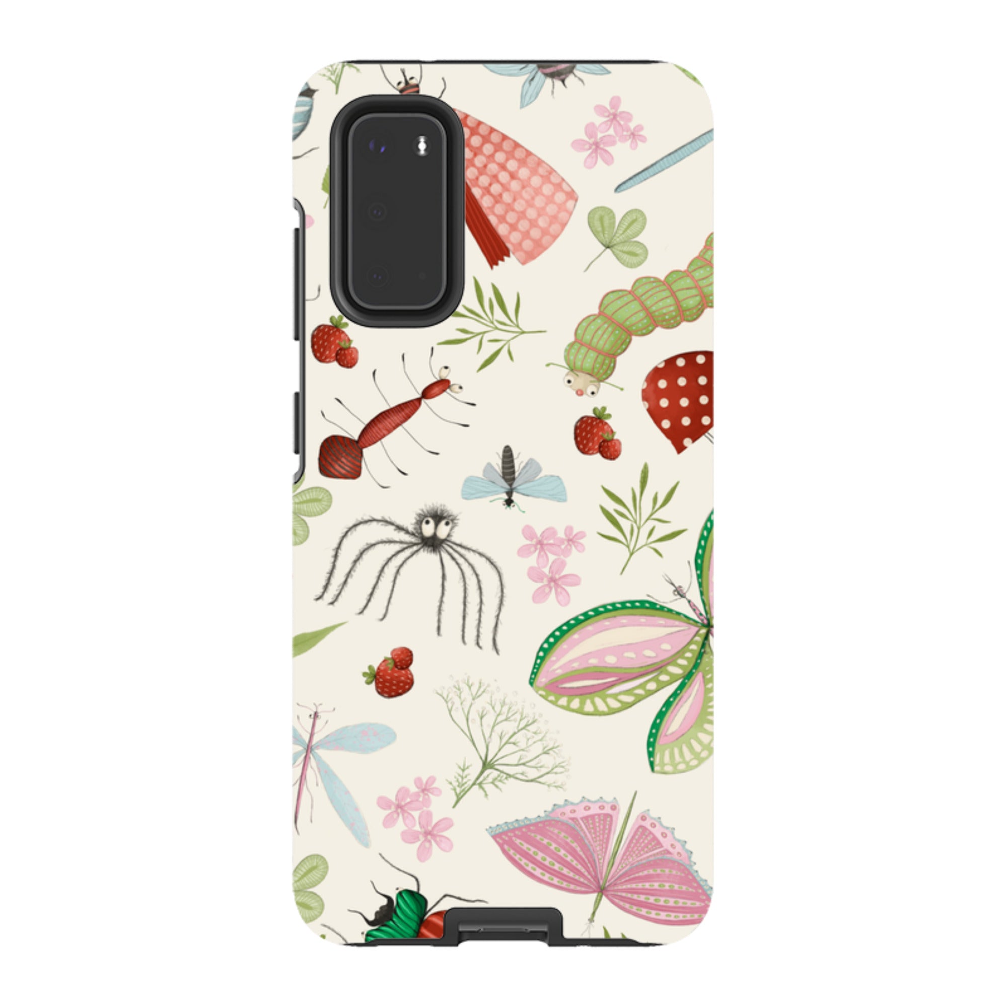 Samsung Tough Case - Insects Pattern By Maja Lindberg