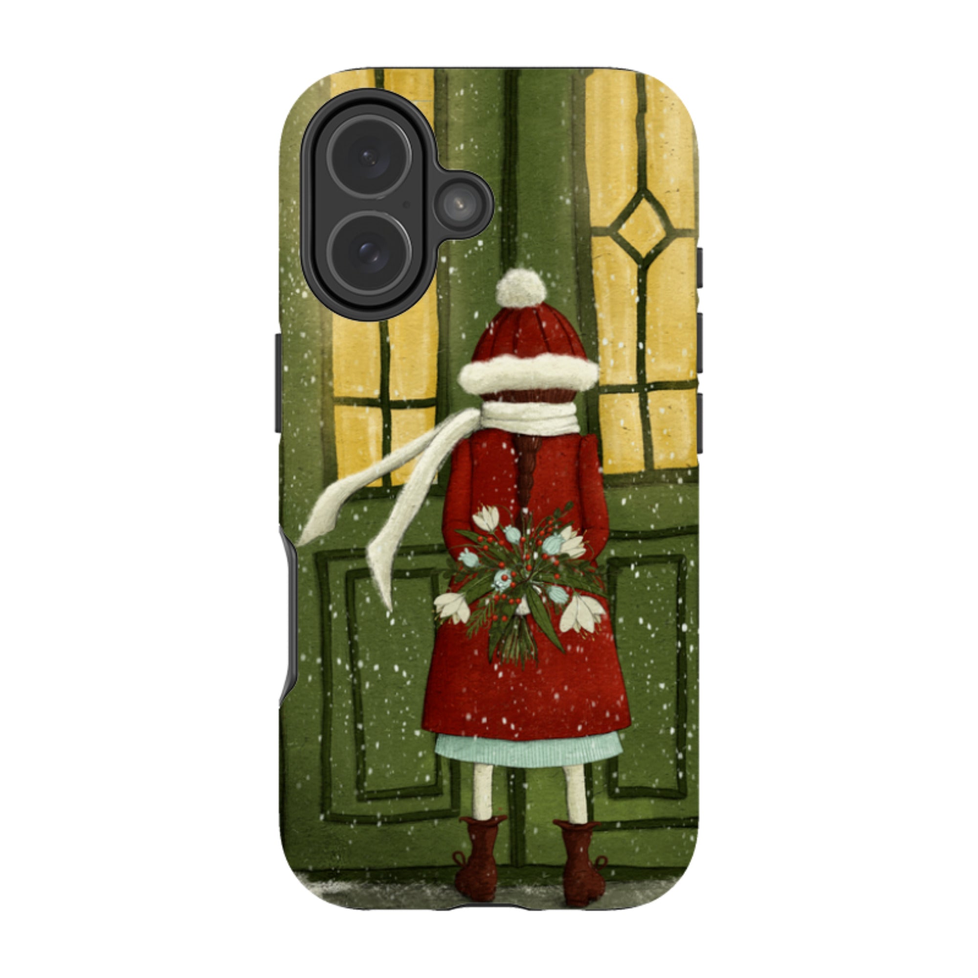 iPhone Tough Case - Winter Flowers By Maja Lindberg