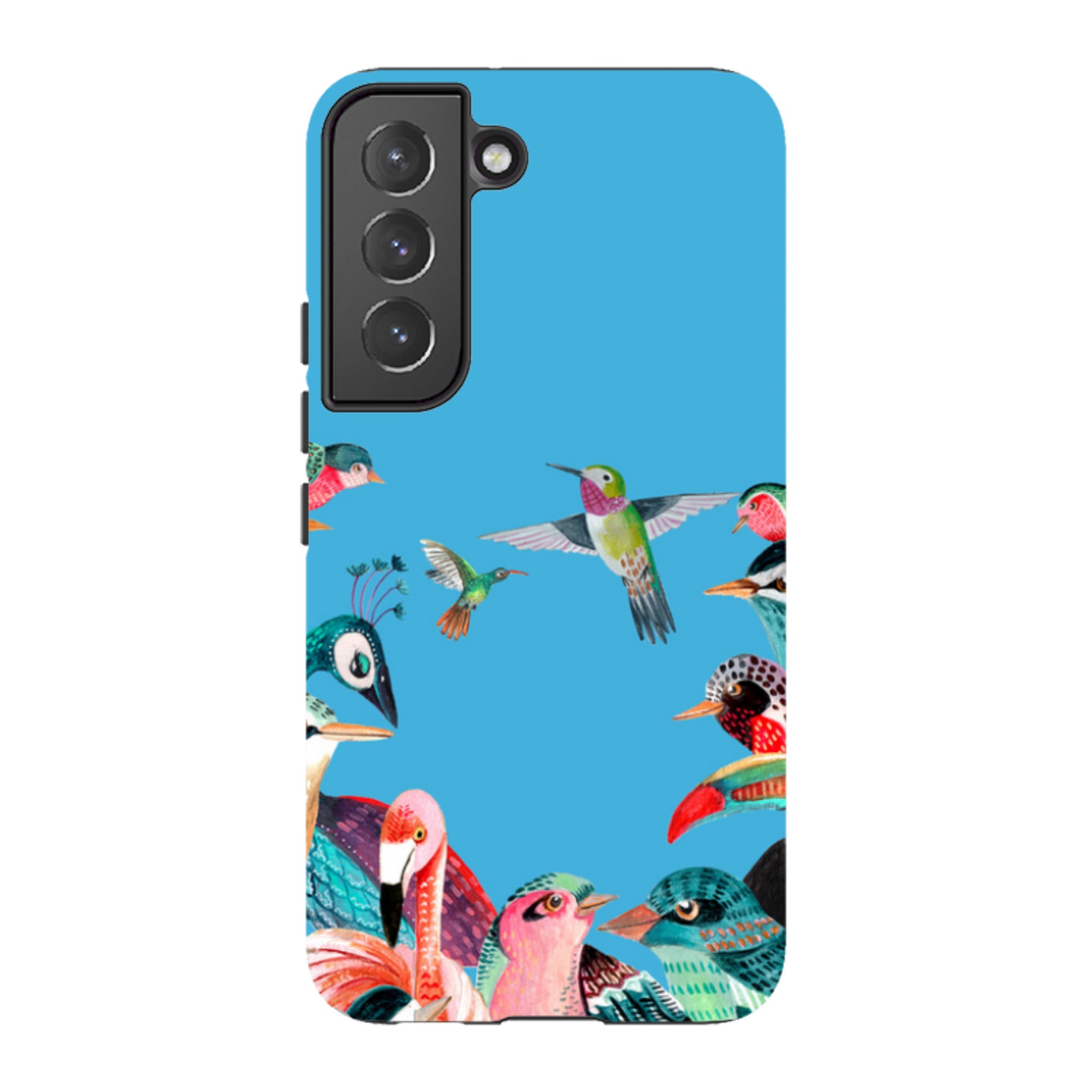 Samsung Tough Case - Blue Birds By Caroline Bonne Muller