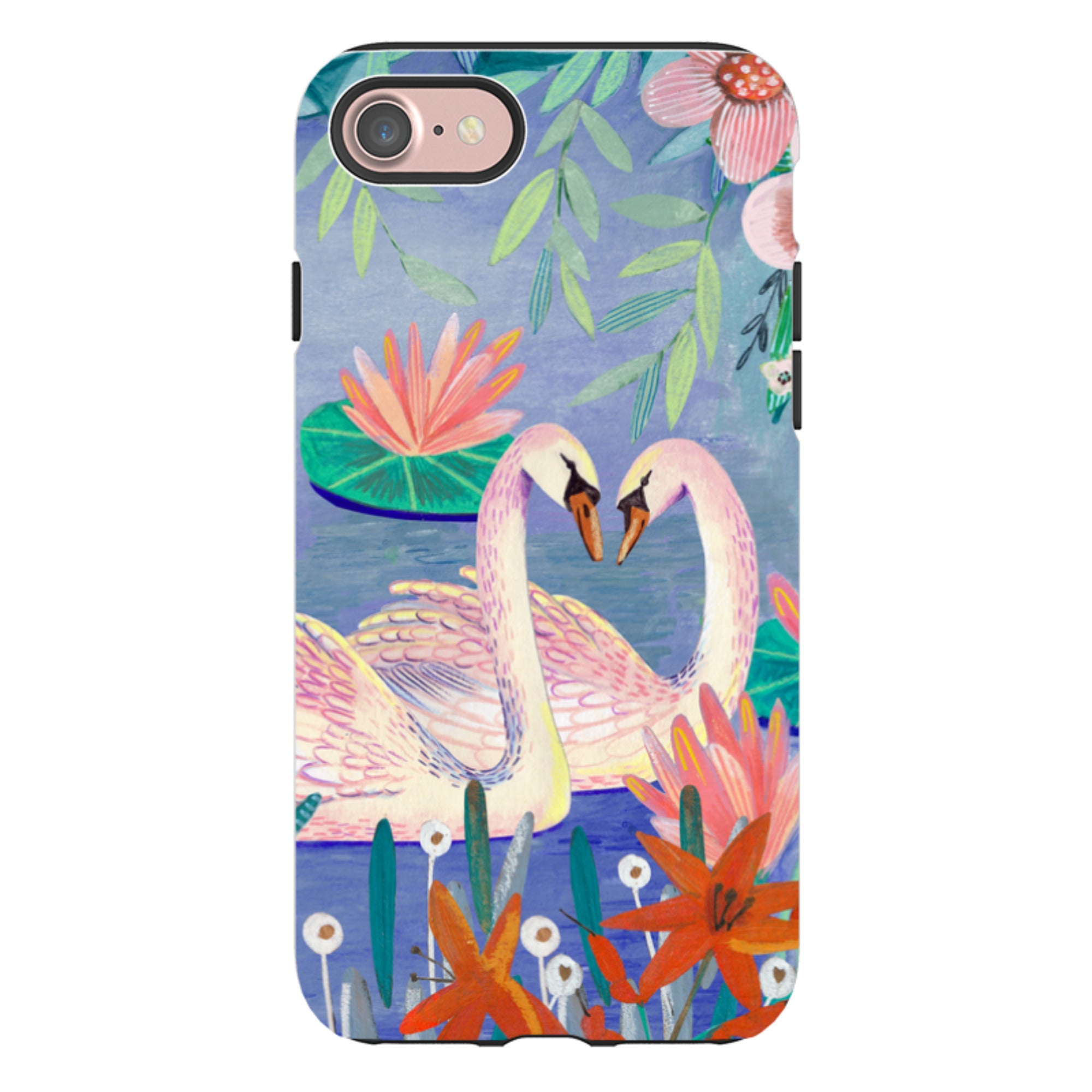 iPhone Tough Case - Swans By Caroline Bonne Muller