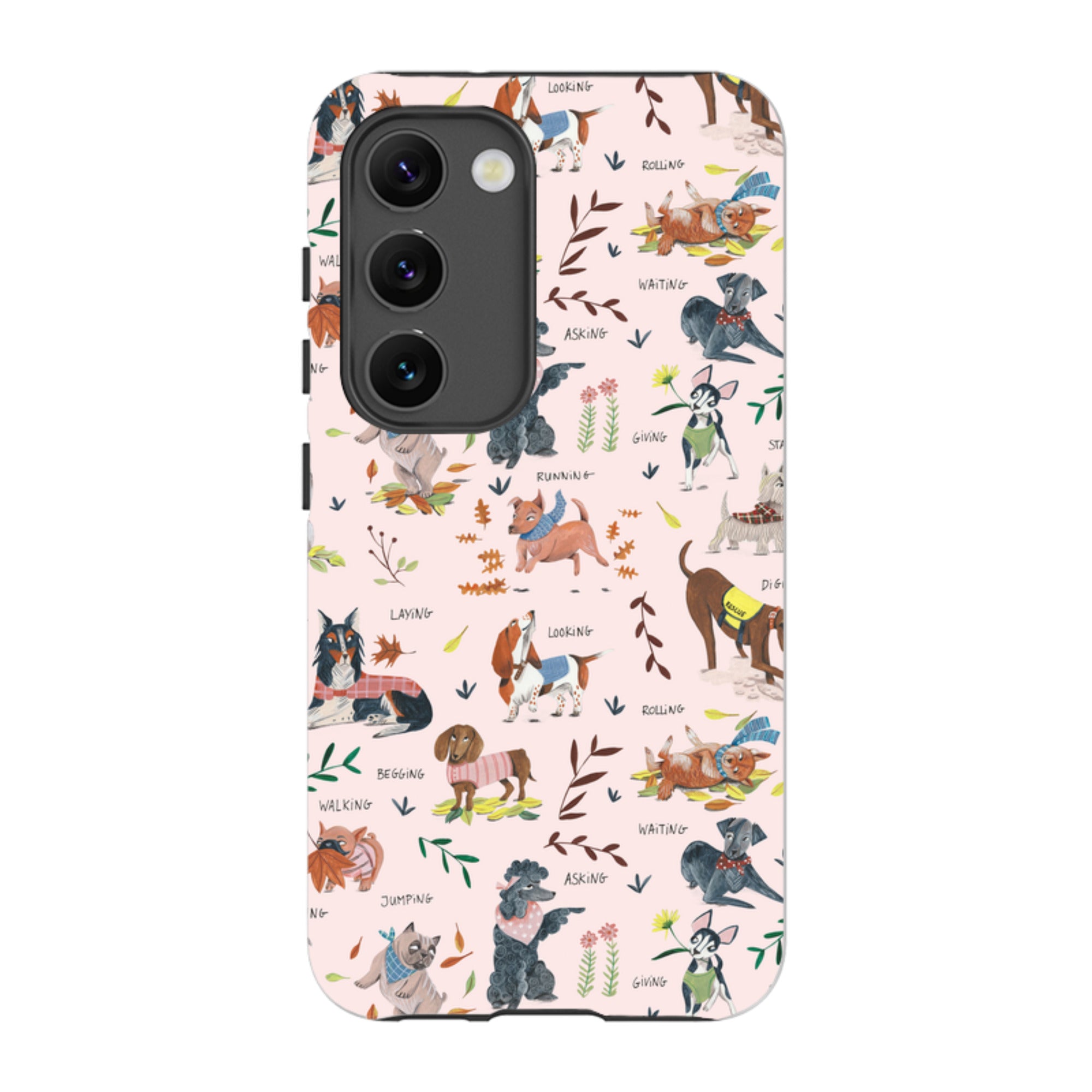 Samsung Tough Case - Dog Pattern By Caroline Bonne Muller