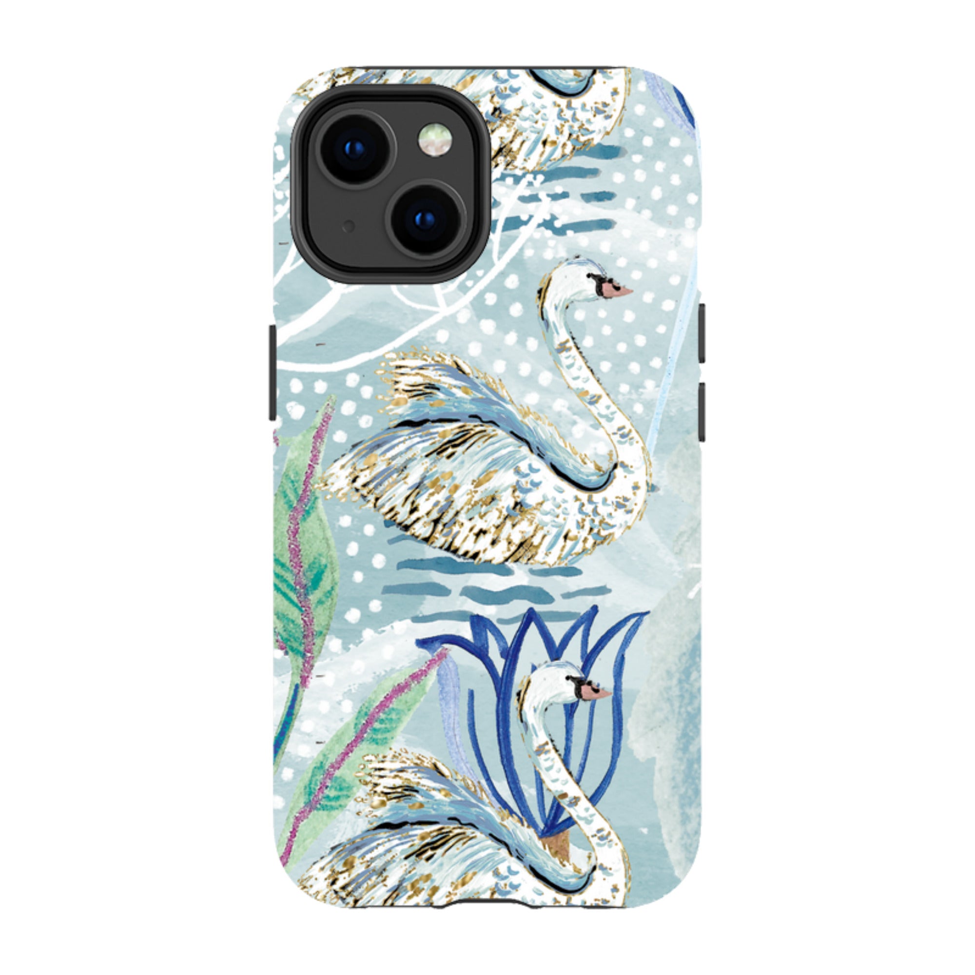 iPhone Tough Case - Seven Swans III By Emma Frances Grant