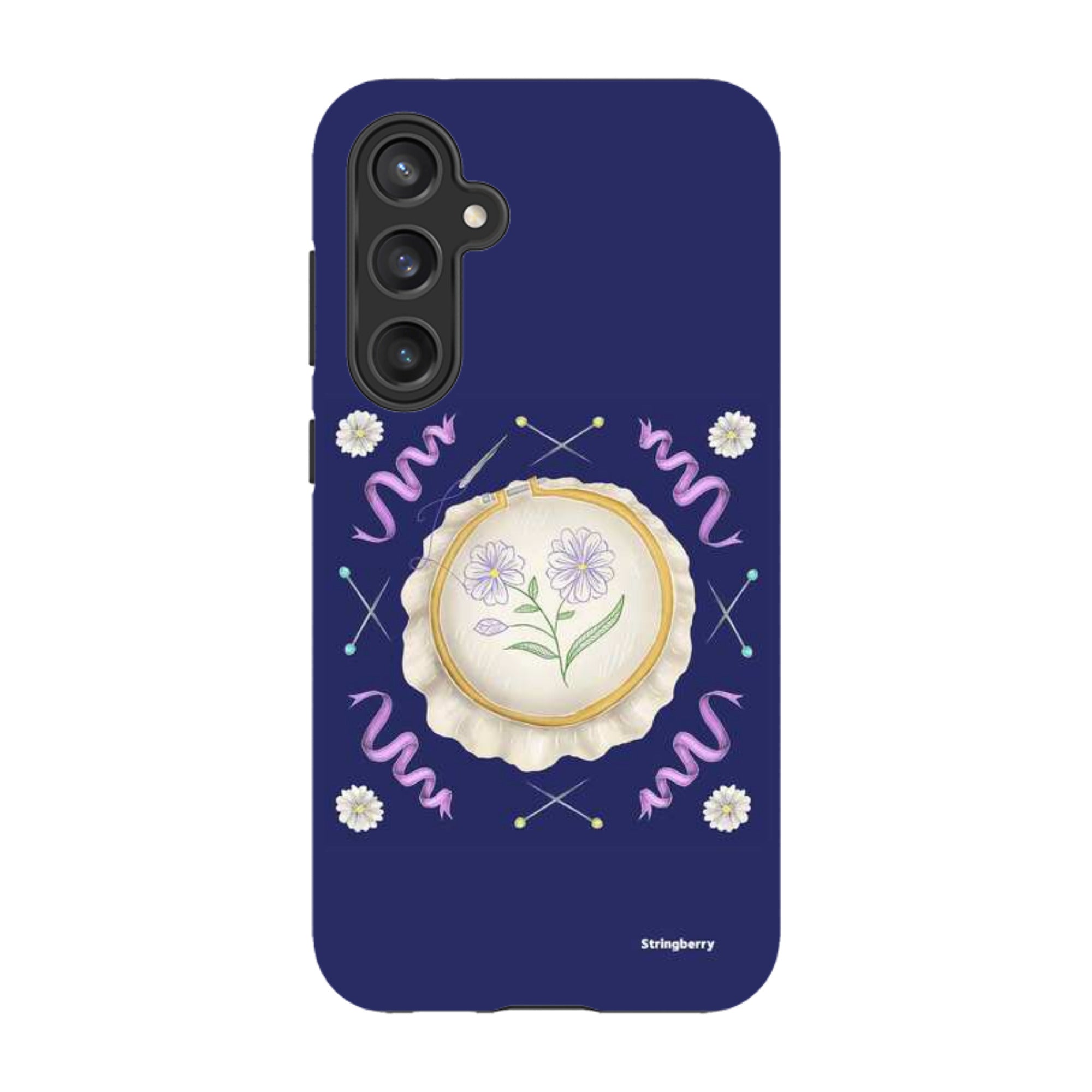 Samsung Tough Case - Daisy Needlework By Catherine Rowe