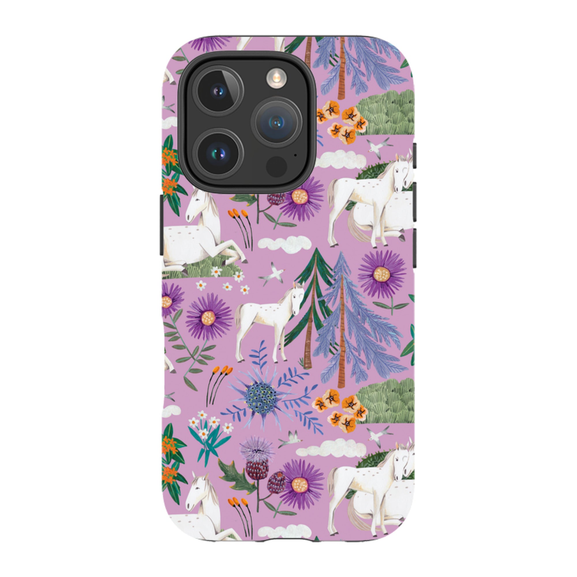 iPhone MagSafe Tough Case -  Horse Pattern II By Caroline Bonne Muller