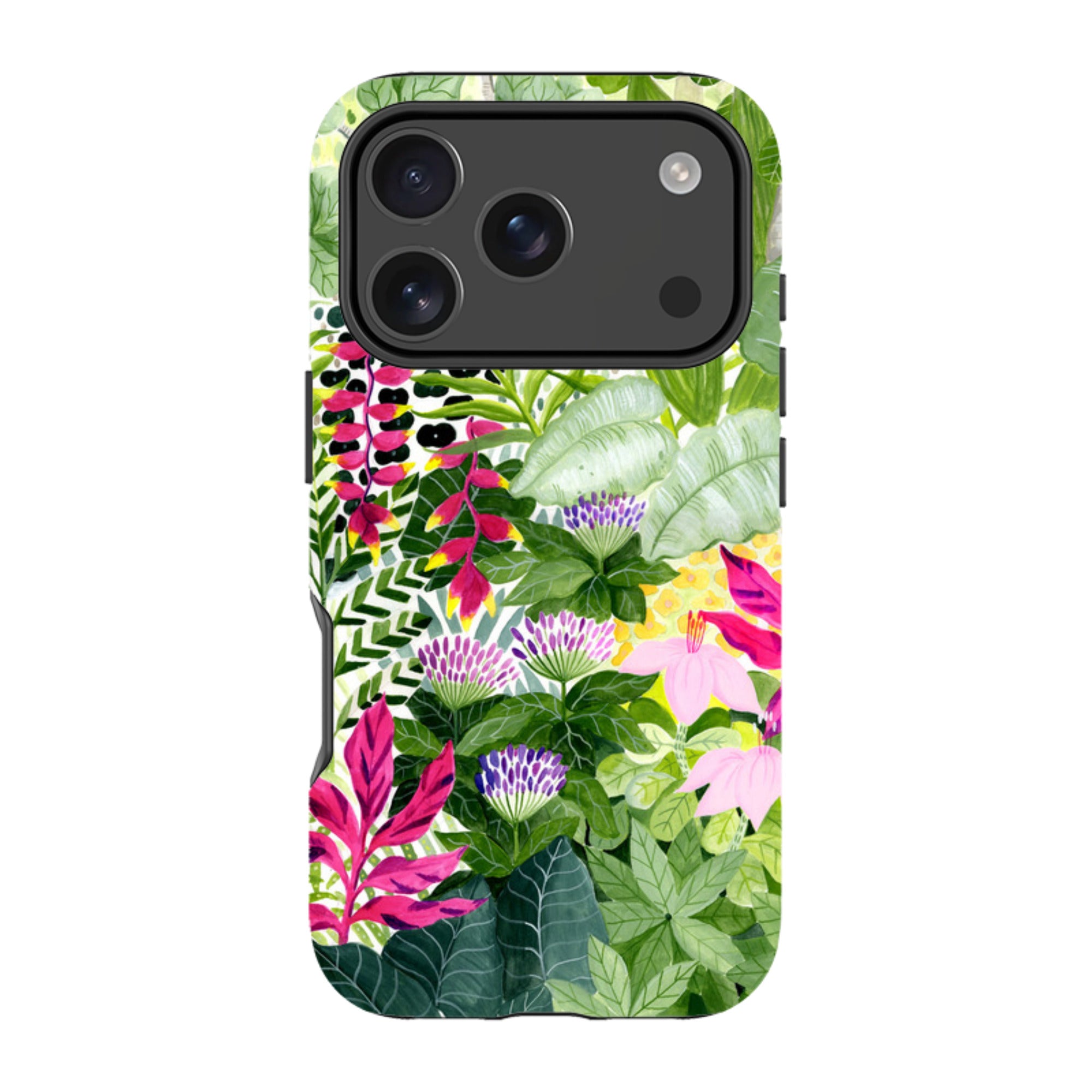 iPhone Tough Case - Pink Botanical By Bex Parkin