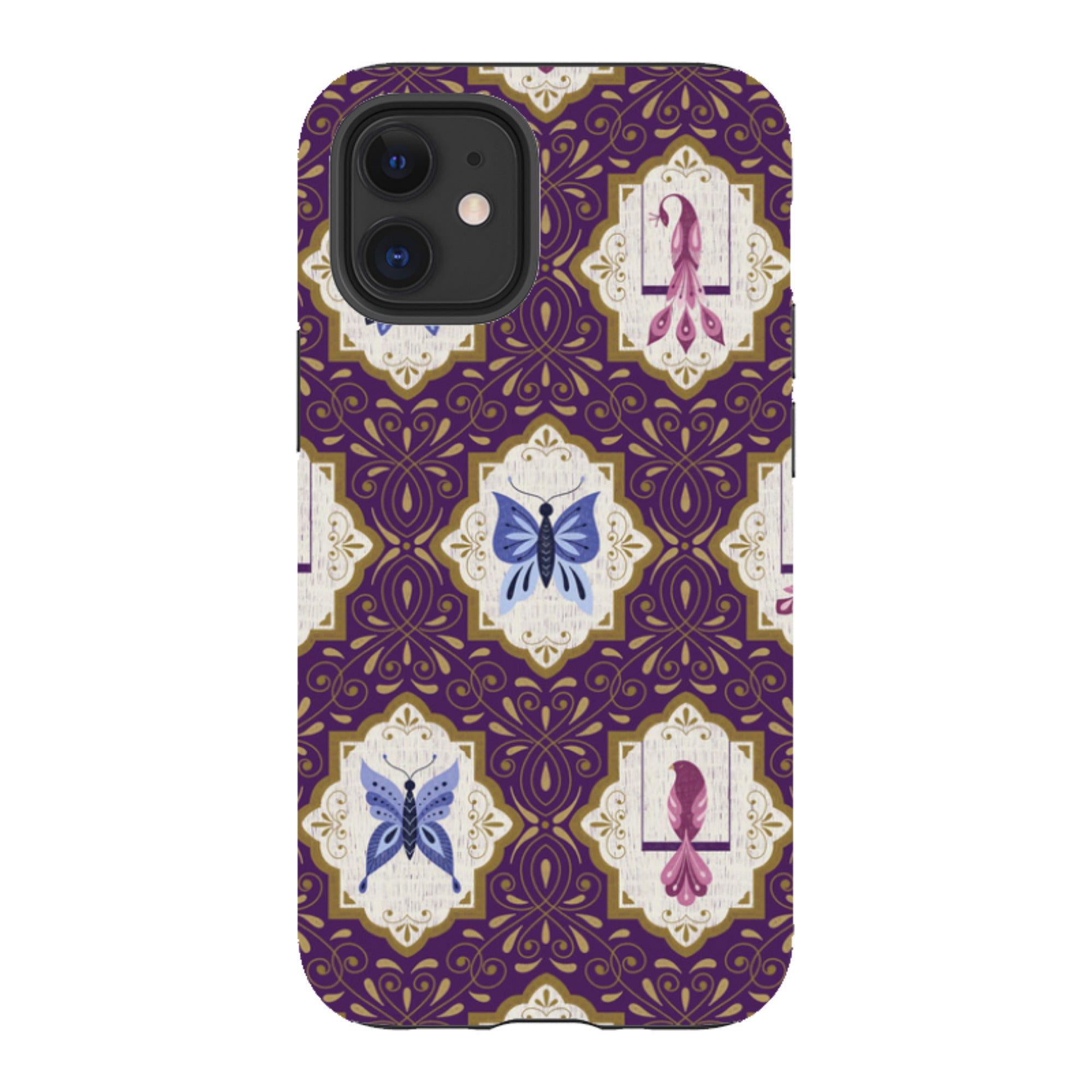 iPhone Tough Case - Wingframes Purple By Jenny Zemanek