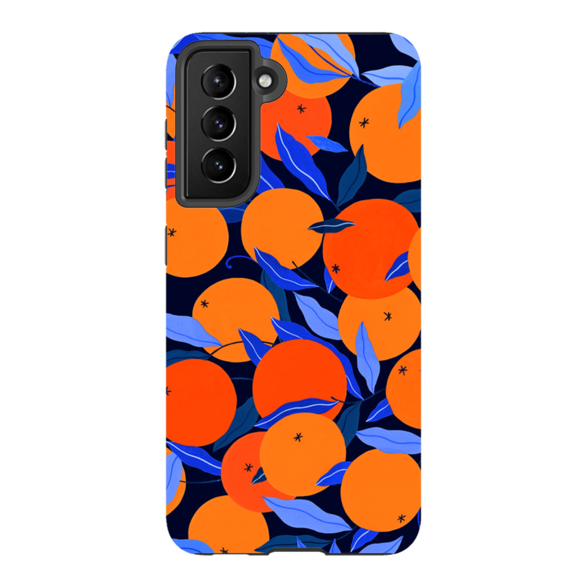 Samsung Tough Case - Arancello Navy Pattern By Madalina Andronic