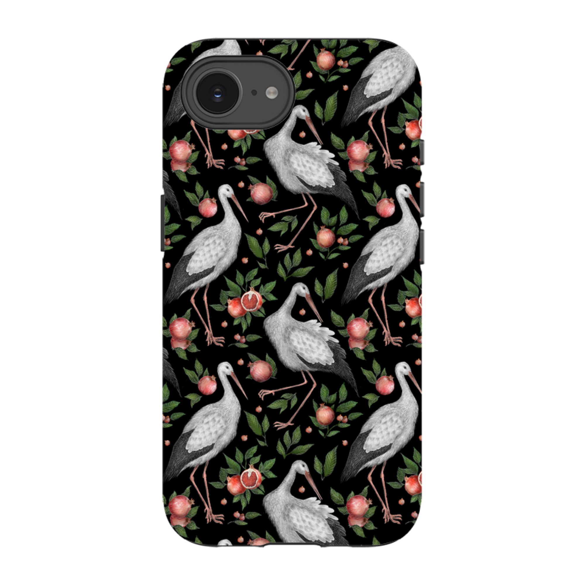 iPhone Tough Case - Stork Pattern By Catherine Rowe
