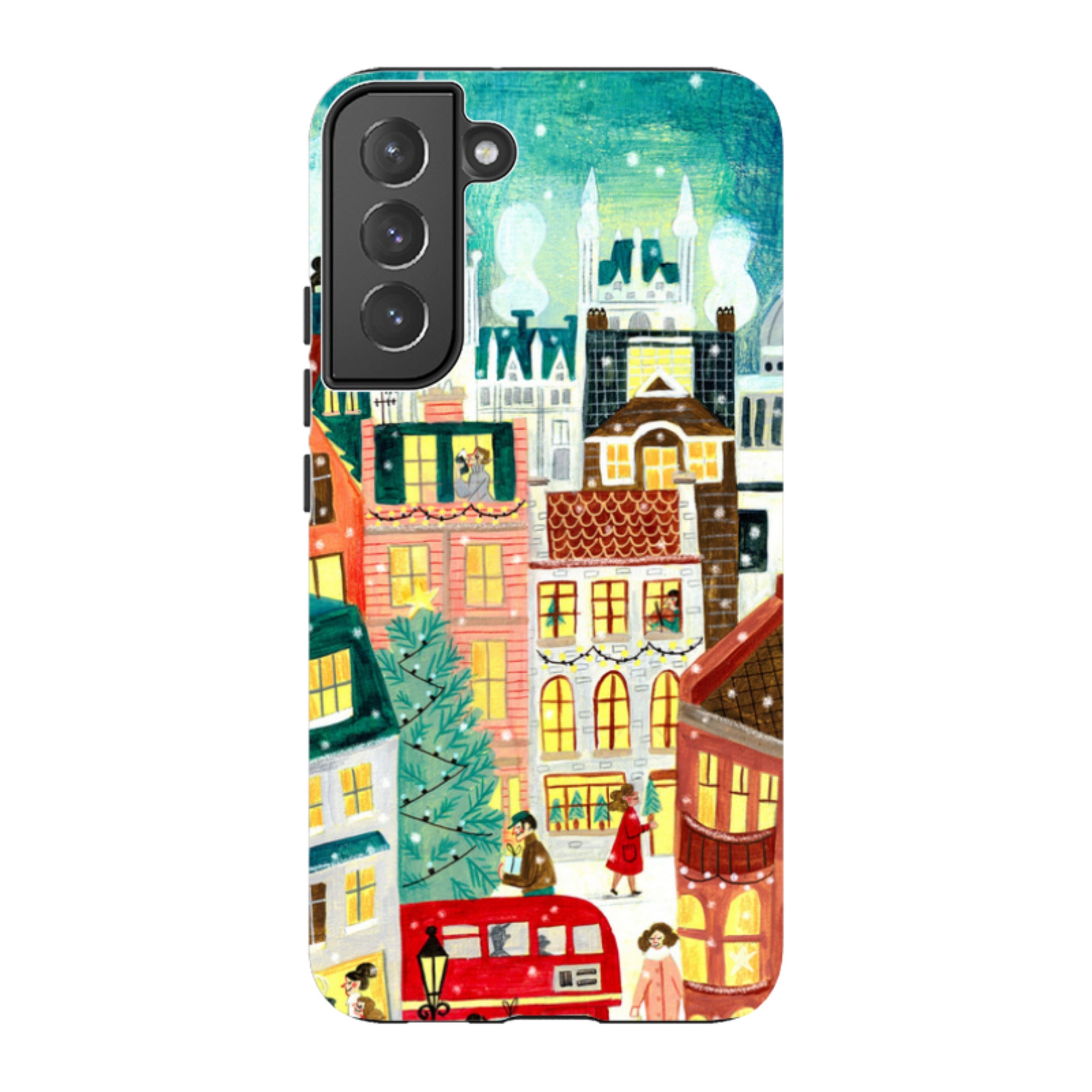 Samsung Tough Case - Xmas In London By Caroline Bonne Muller