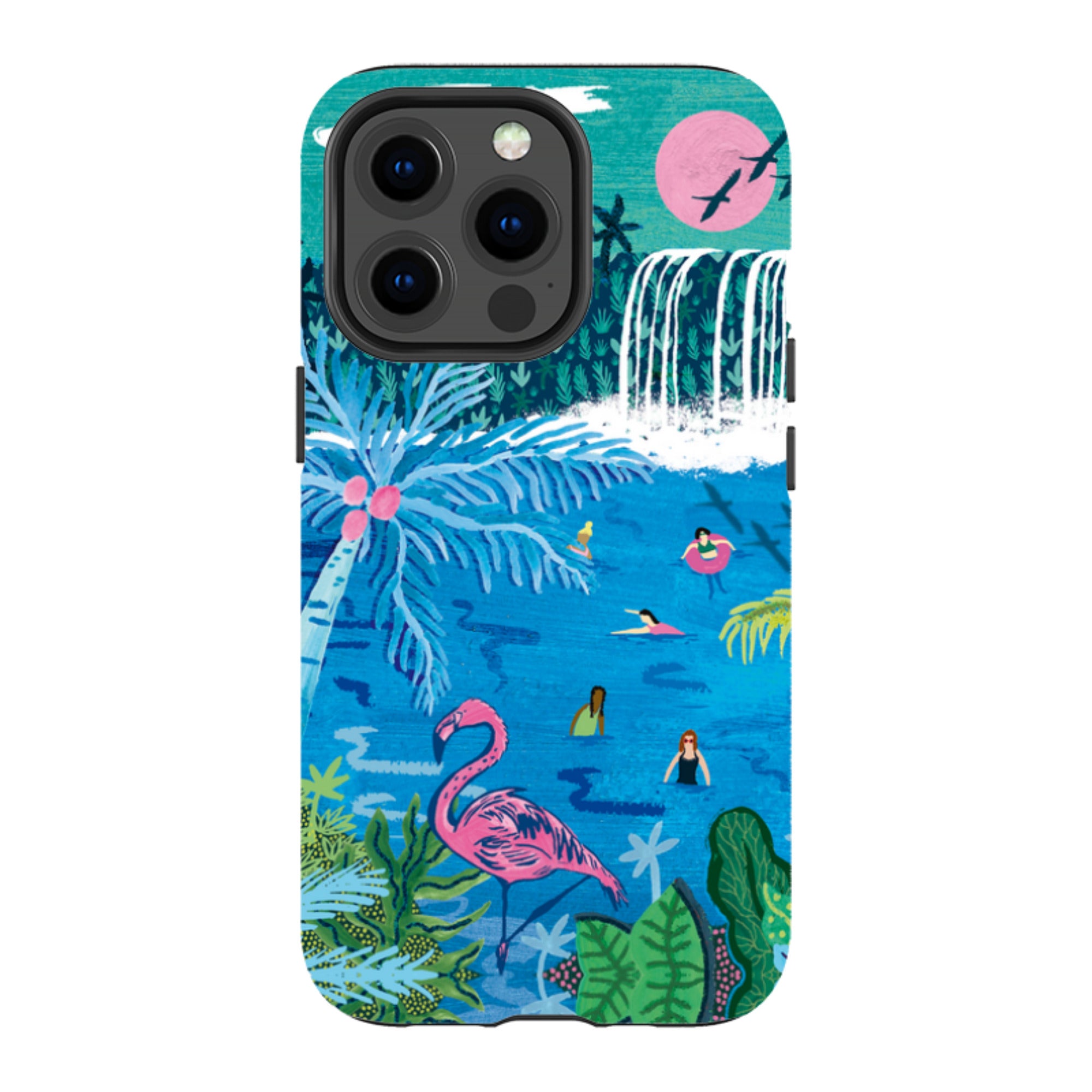 iPhone MagSafe Tough Case - Palm Pool By Emma Frances Grant