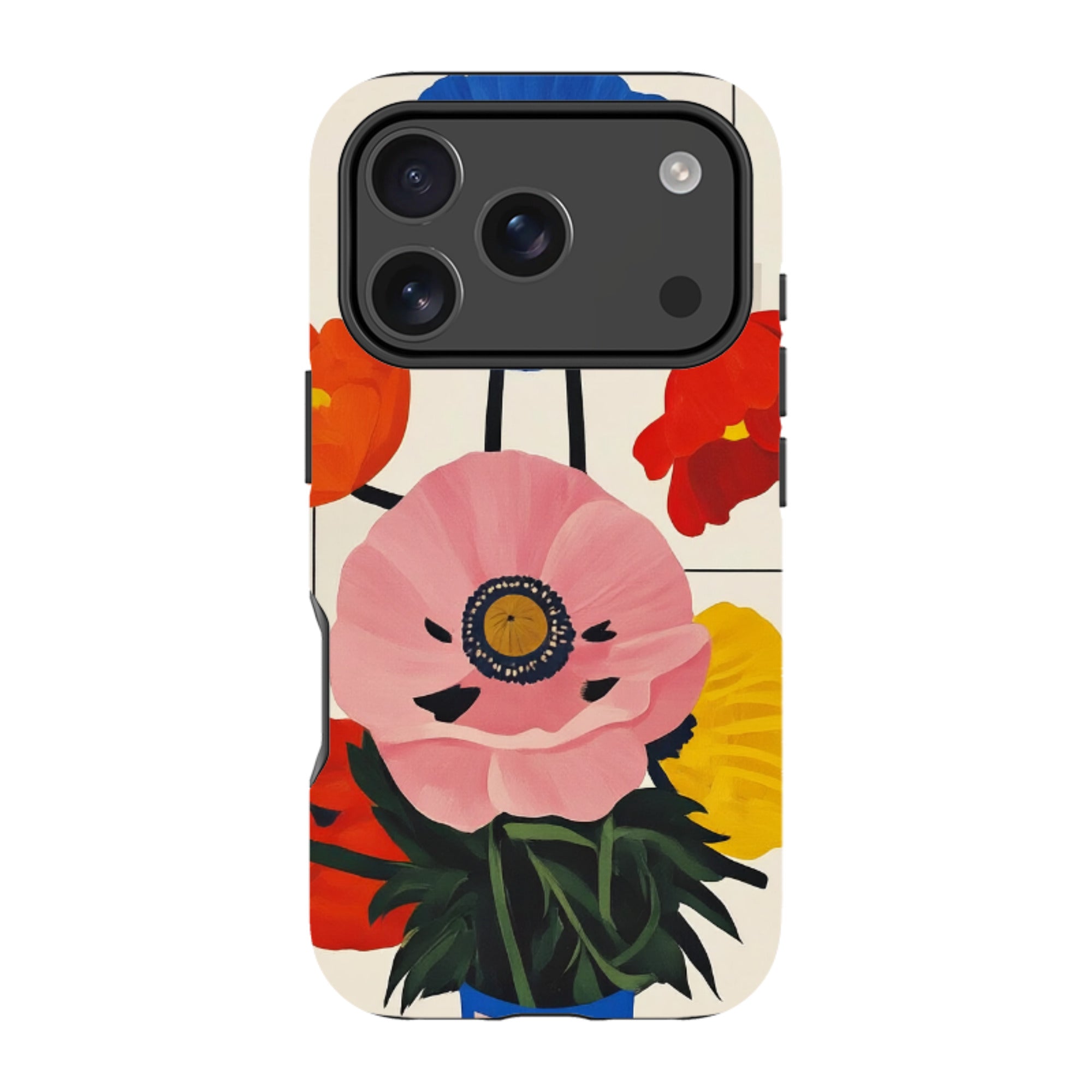 iPhone MagSafe Tough Case - Kisling Poppy Peach